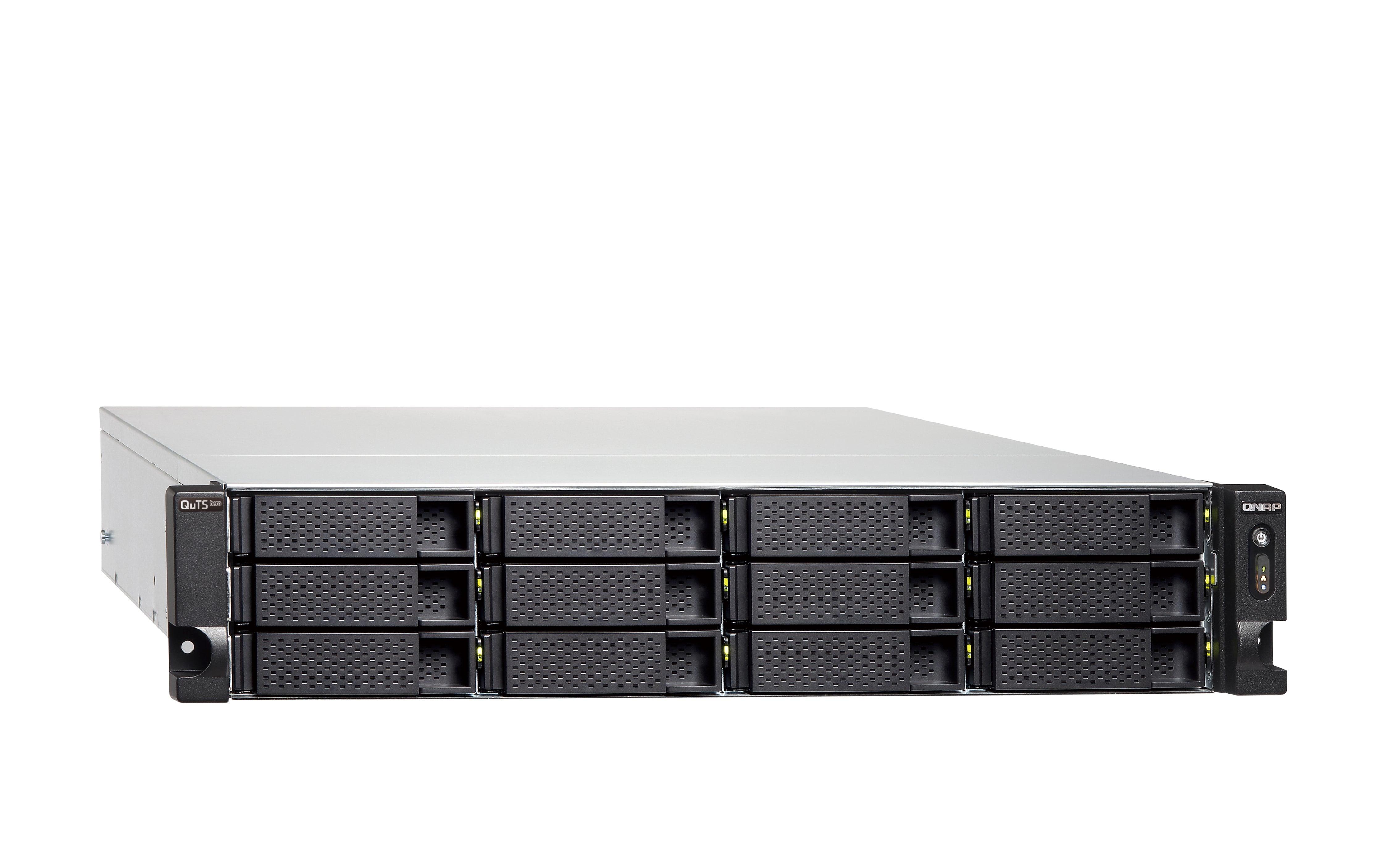 QNAP TS-H1886XU-RP-R2 NAS Rack (3 U) Intel® Xeon® D D-1622 32 Go DDR4 0 To QuTS hero Noir, Gris