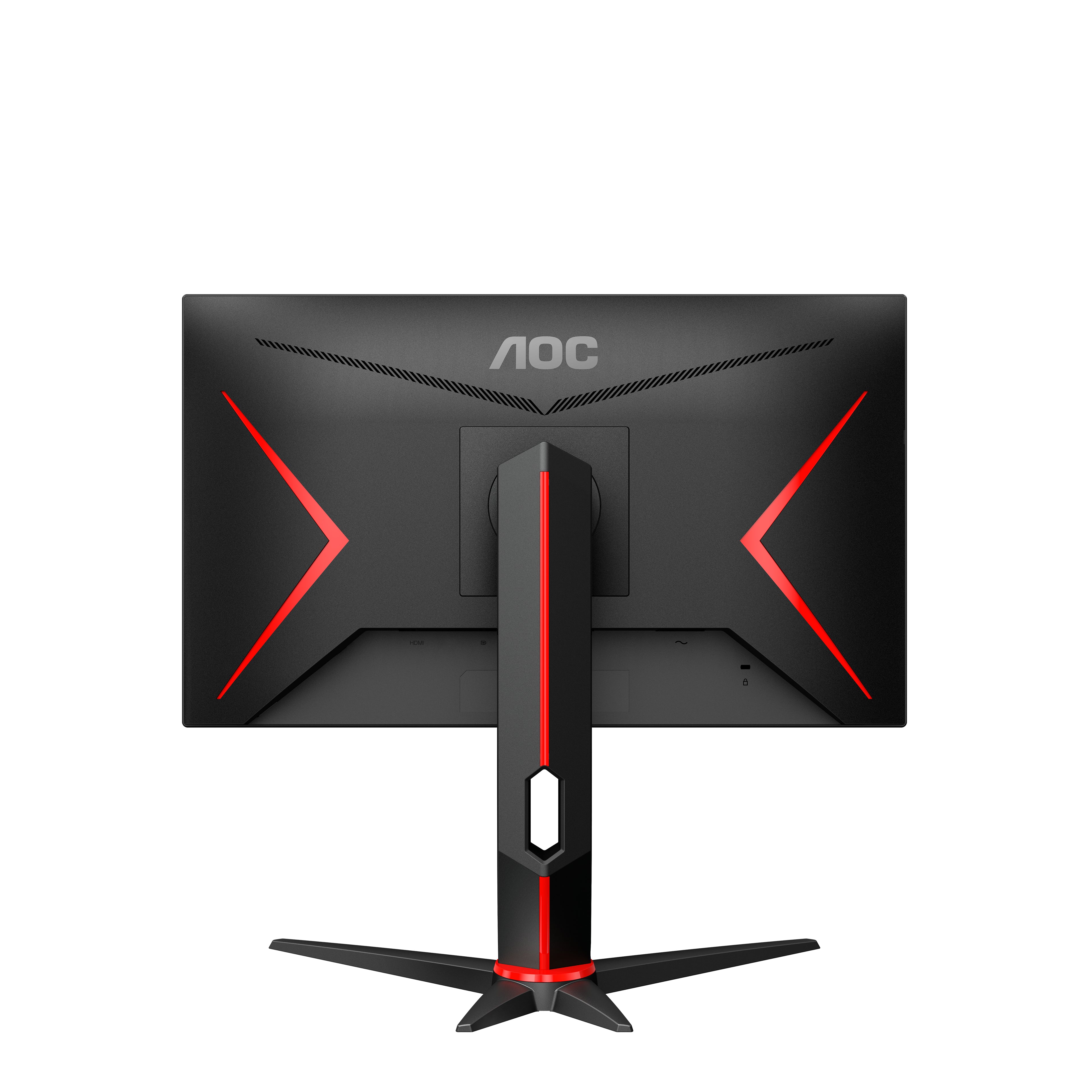 AOC G2 Q24G2A/BK LED display 60,5 cm (23.8") 2560 x 1440 pixels Quad HD LCD Noir, Rouge