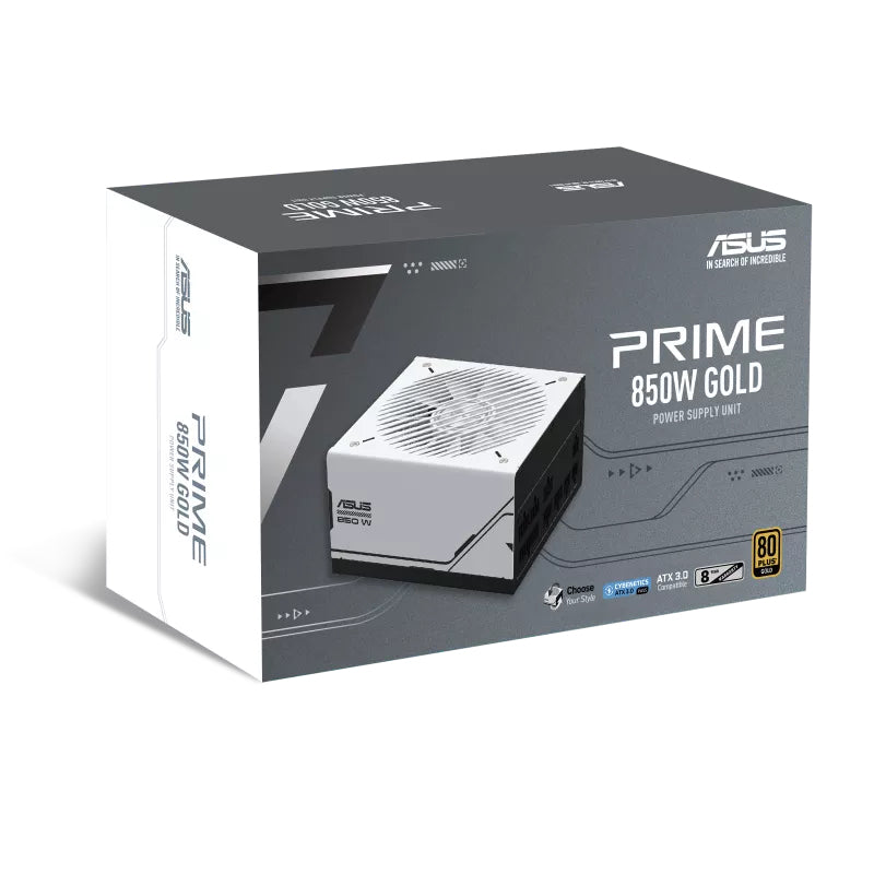 ASUS Prime 850W Gold ( AP-850G ) unité d'alimentation d'énergie 20+4 pin ATX ATX Noir, Blanc