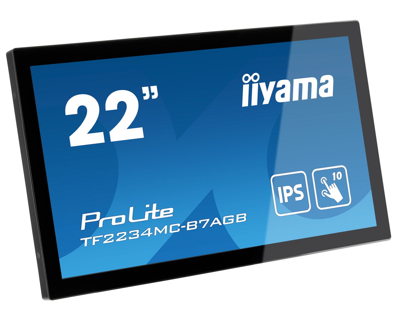 iiyama ProLite TF2234MC-B7AGB écran plat de PC 54,6 cm (21.5") 1920 x 1080 pixels Full HD LED Écran tactile Multi-utilisateur Noir