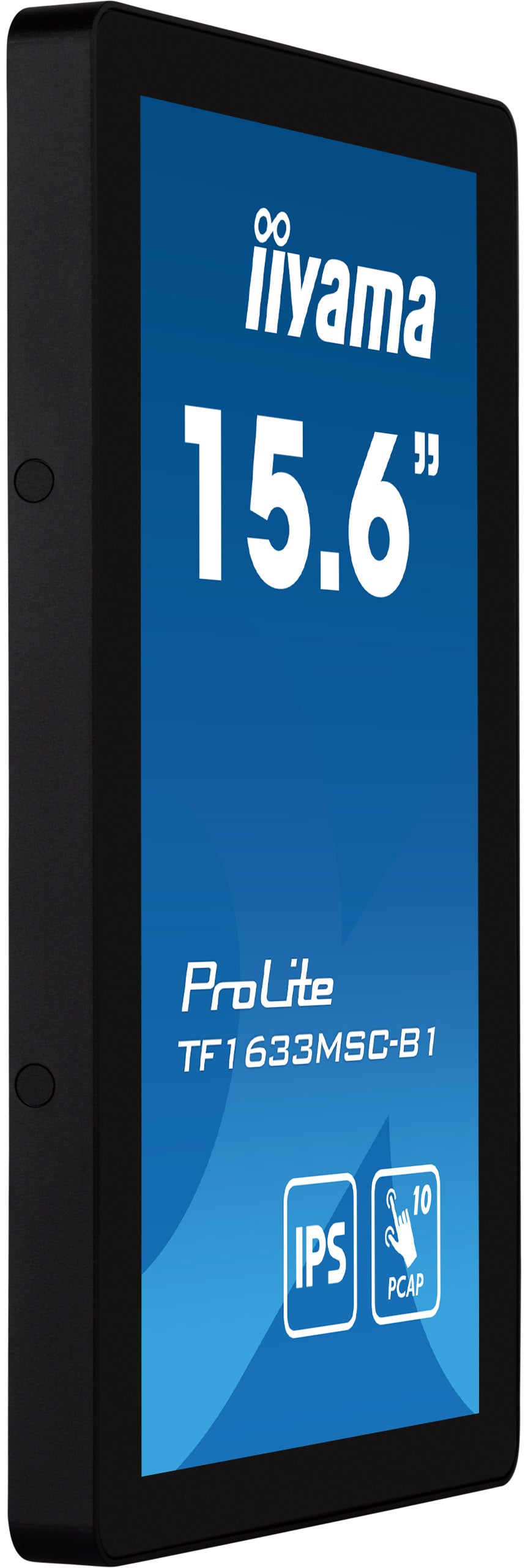 iiyama ProLite TF1633MSC-B1 écran plat de PC 39,6 cm (15.6") 1920 x 1080 pixels Full HD Écran tactile Noir