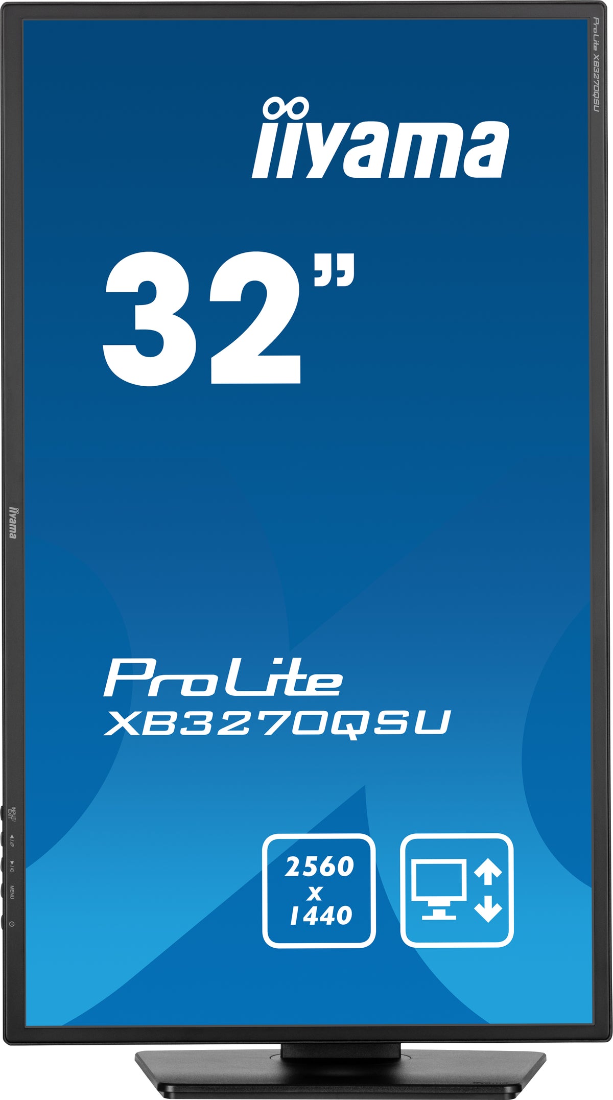 iiyama ProLite XB3270QSU-B1 écran plat de PC 80 cm (31.5") 2560 x 1440 pixels Quad HD LED Noir