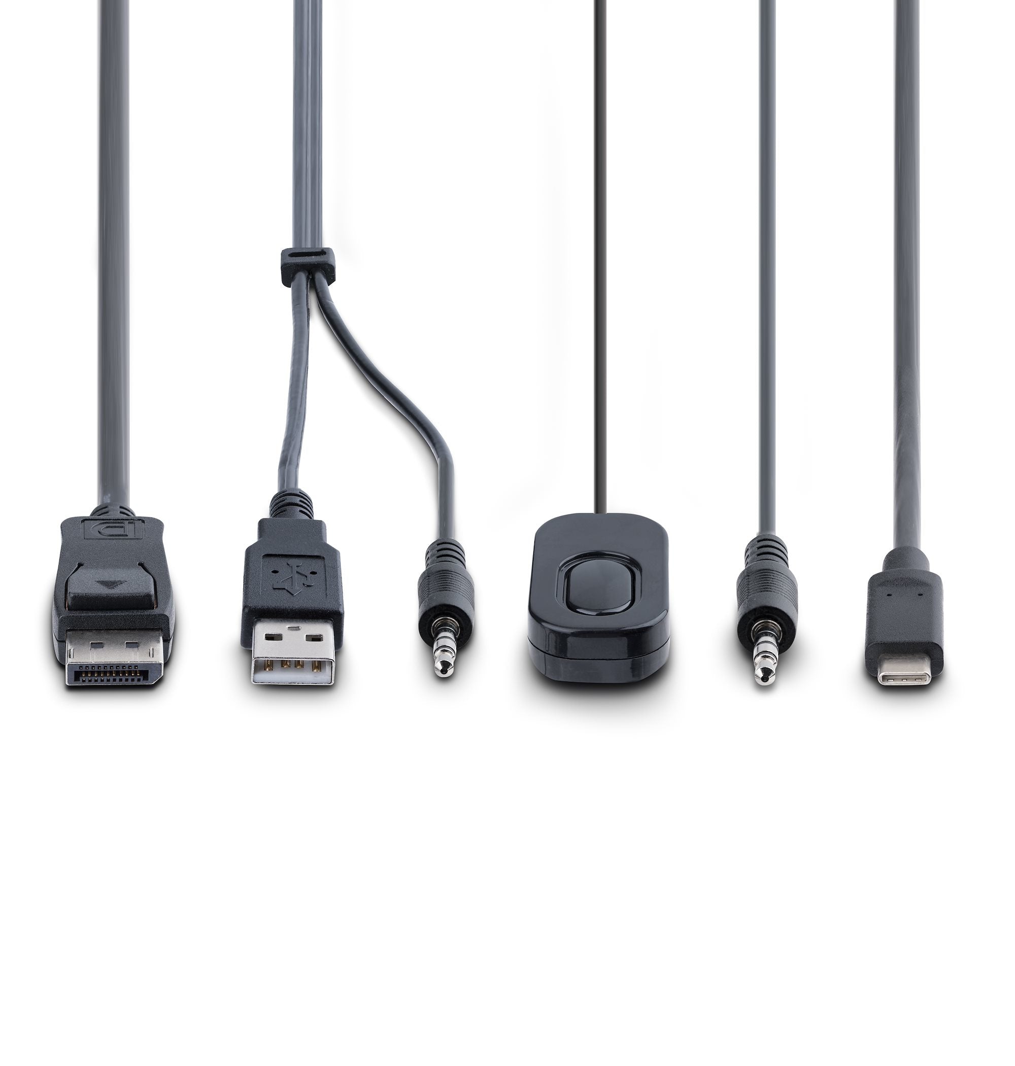 StarTech.com C2-D46-UAC-CBL-KVM commutateur écran, clavier et souris Noir