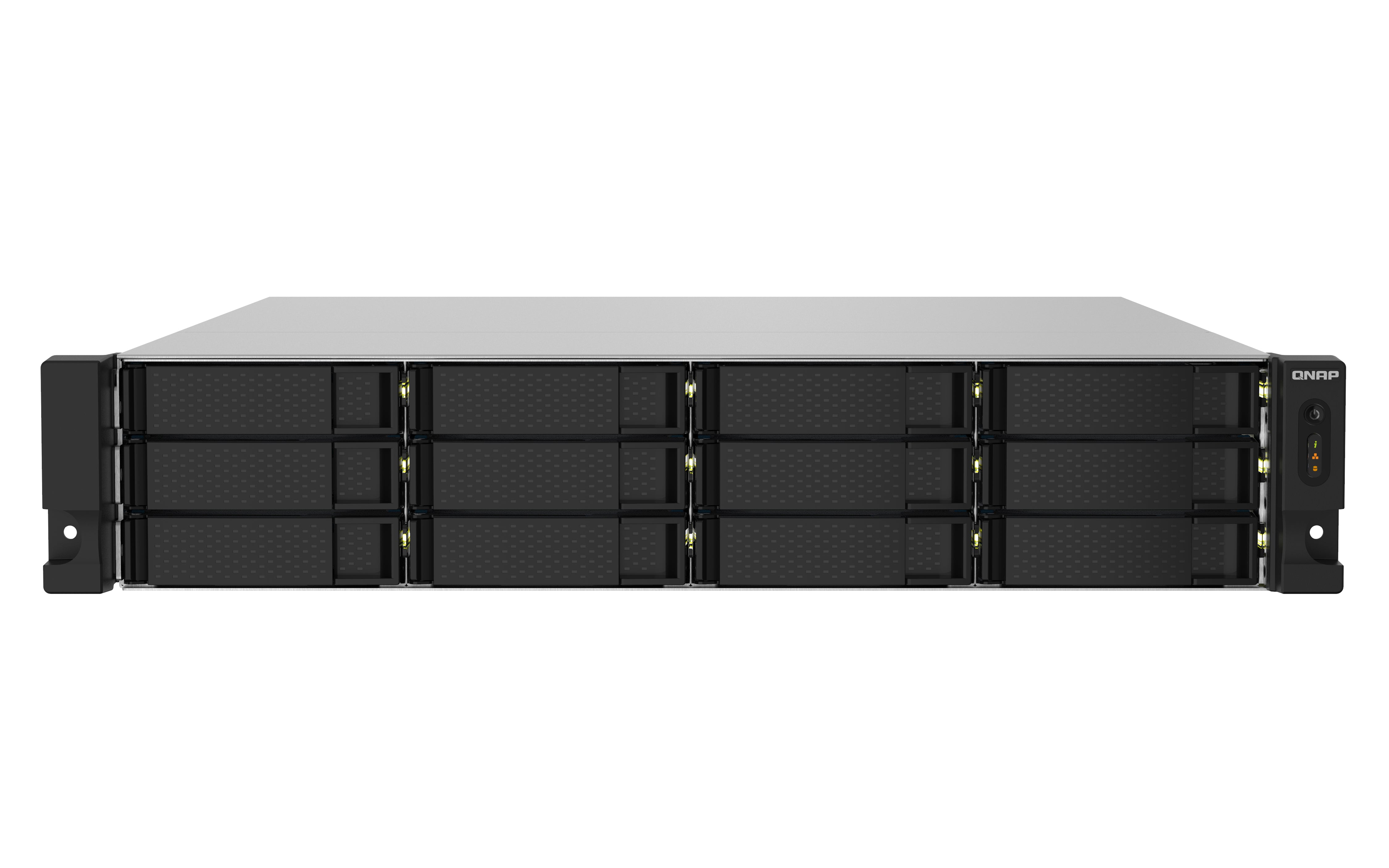 QNAP TS-1232PXU-RP NAS Rack (2 U) Annapurna Labs AL324 4 Go DDR4 0 To QNAP QTS Noir