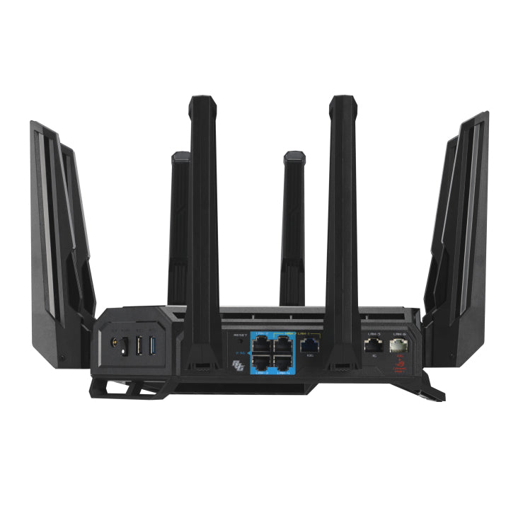 ASUS ROG Rapture GT-BE98 routeur sans fil 10 Gigabit Ethernet Quad-band (2.4 GHz / 5 GHz-1 / 5 GHz-2 / 6 GHz) Noir