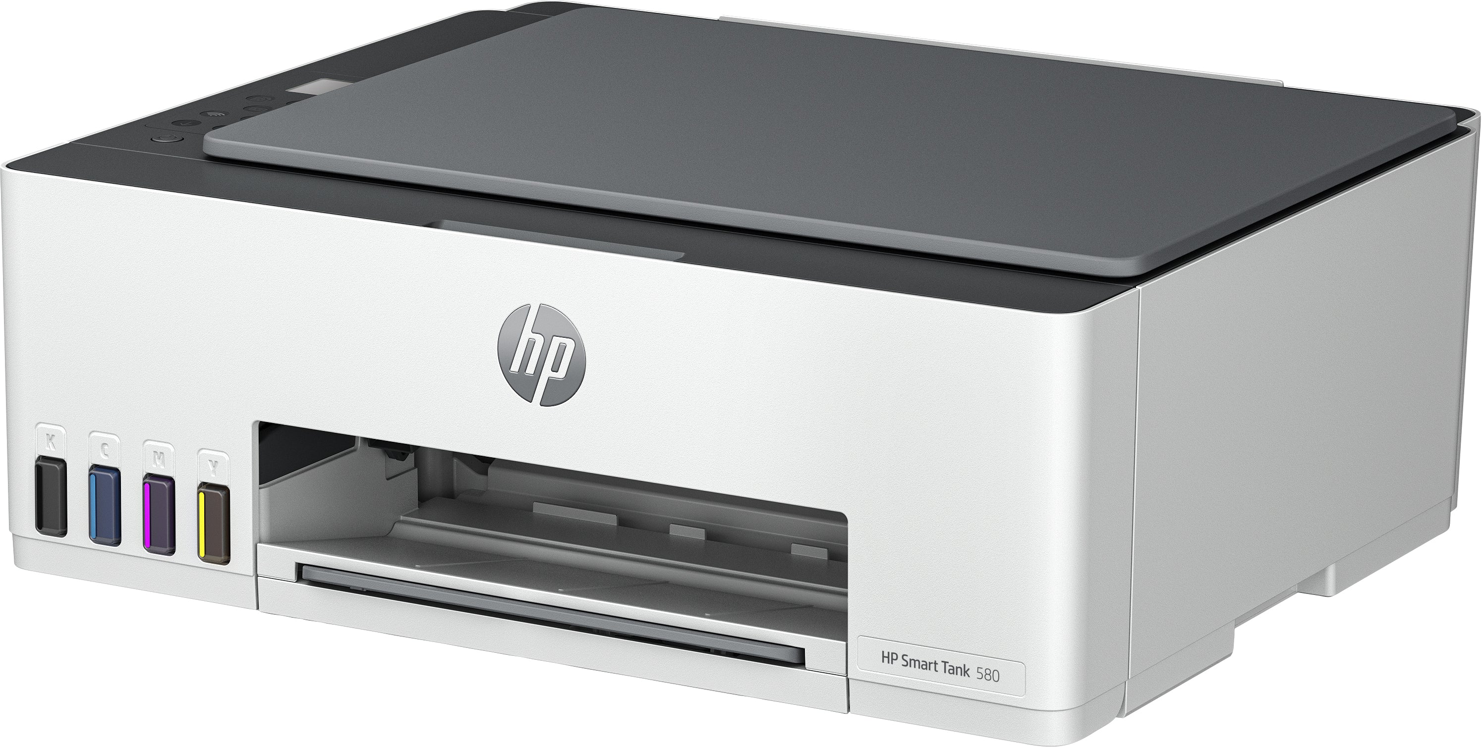 HP Smart Tank Imprimante Tout-en-un 580, Home and home office, Print, copy, scan, Wireless; High-volume printer tank; Print from phone or tablet; Scan to PDF