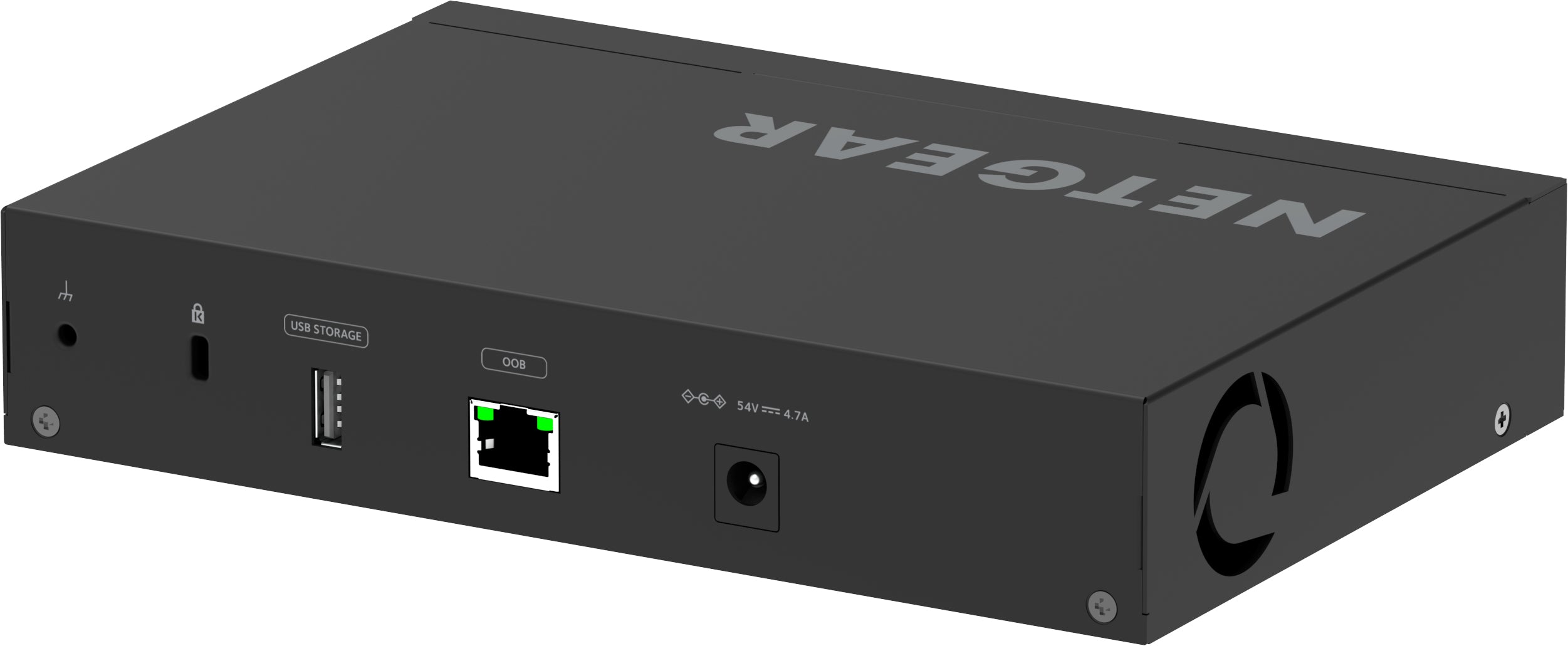 NETGEAR GSM4210PX-100EUS commutateur réseau Géré L2/L3 Gigabit Ethernet (10/100/1000) Connexion Ethernet, supportant l'alimentation via ce port (PoE) Noir