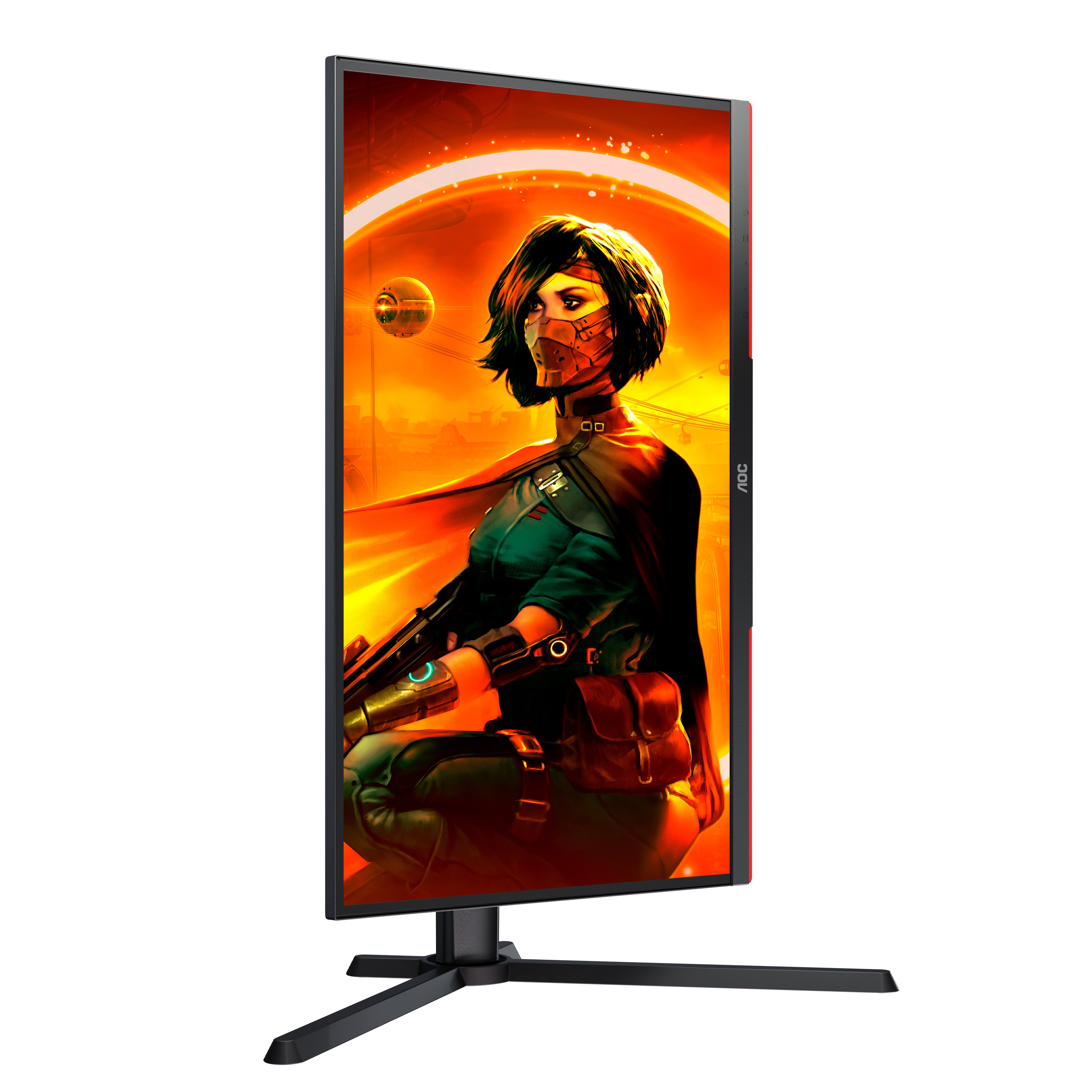 AOC G3 25G3ZM/BK écran plat de PC 62,2 cm (24.5") 1920 x 1080 pixels Full HD Noir, Rouge
