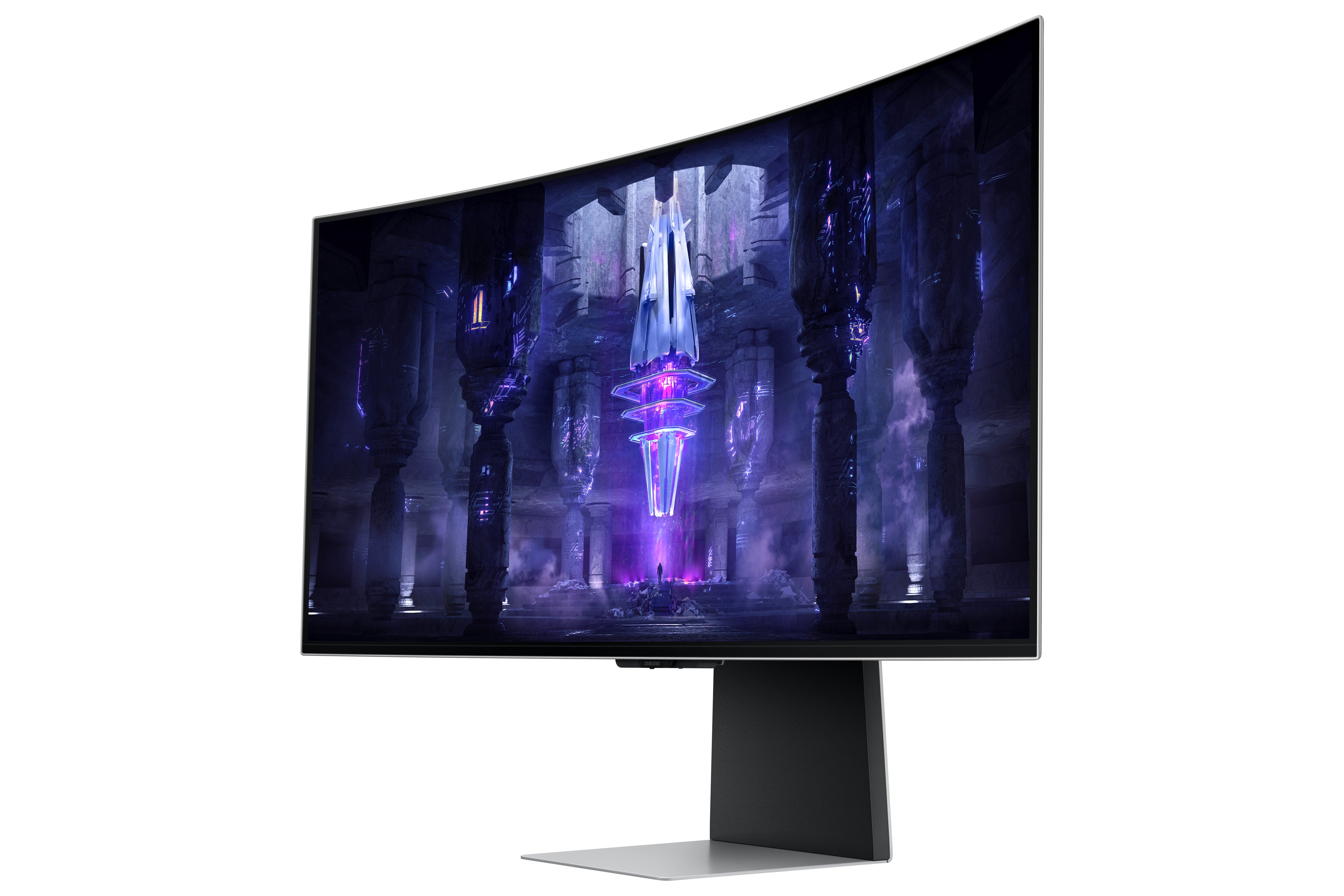 Samsung G85SB écran plat de PC 86,4 cm (34") 3440 x 1440 pixels UltraWide Quad HD OLED Argent