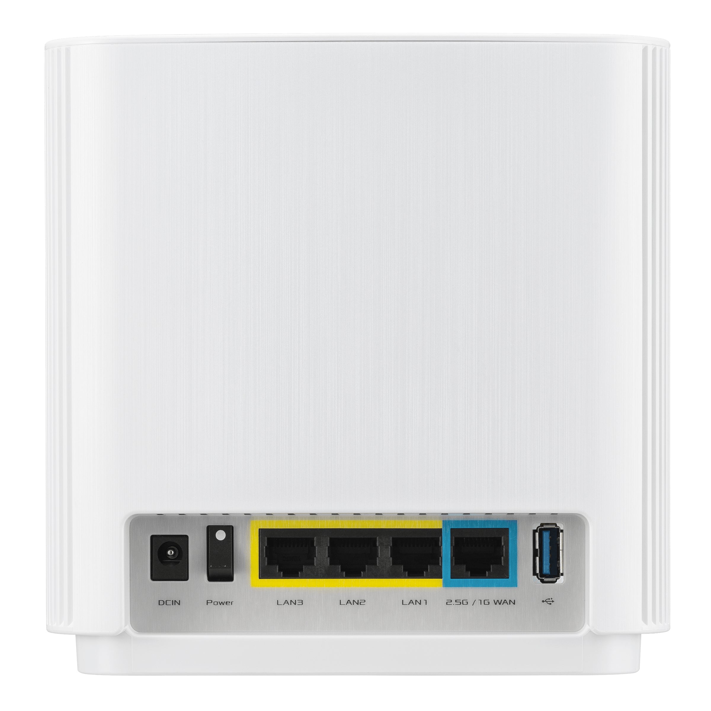 ASUS ZenWiFi AX (XT9) AX7800 1er Pack Weiß Tri-bande (2,4 GHz / 5 GHz / 5 GHz) Wi-Fi 6 (802.11ax) Blanc 4 Interne
