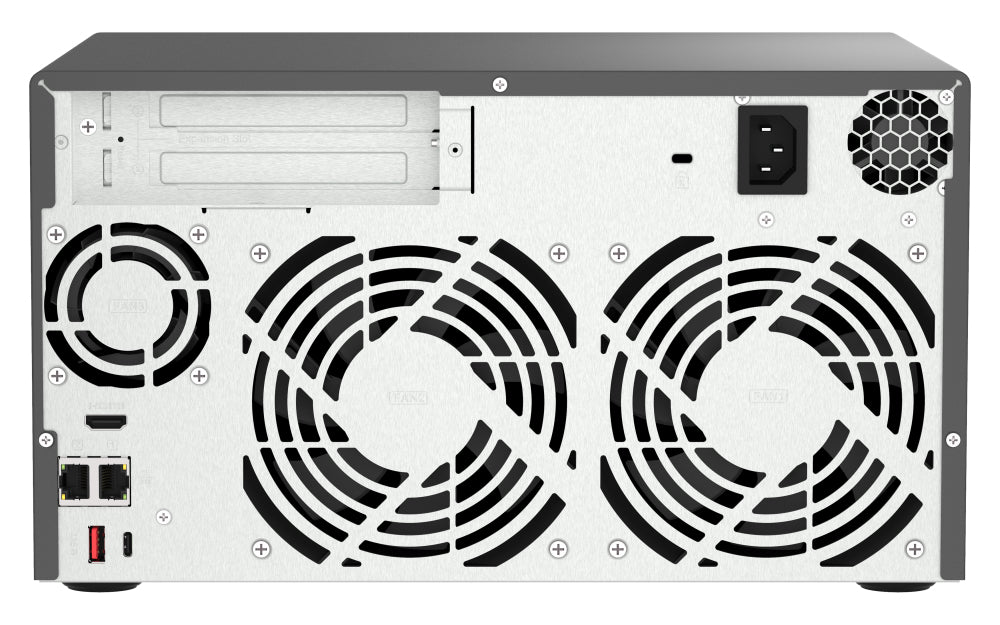 QNAP TVS-h874X NAS Tower Intel® Core™ i9 64 Go DDR4 0 To QuTS hero Noir