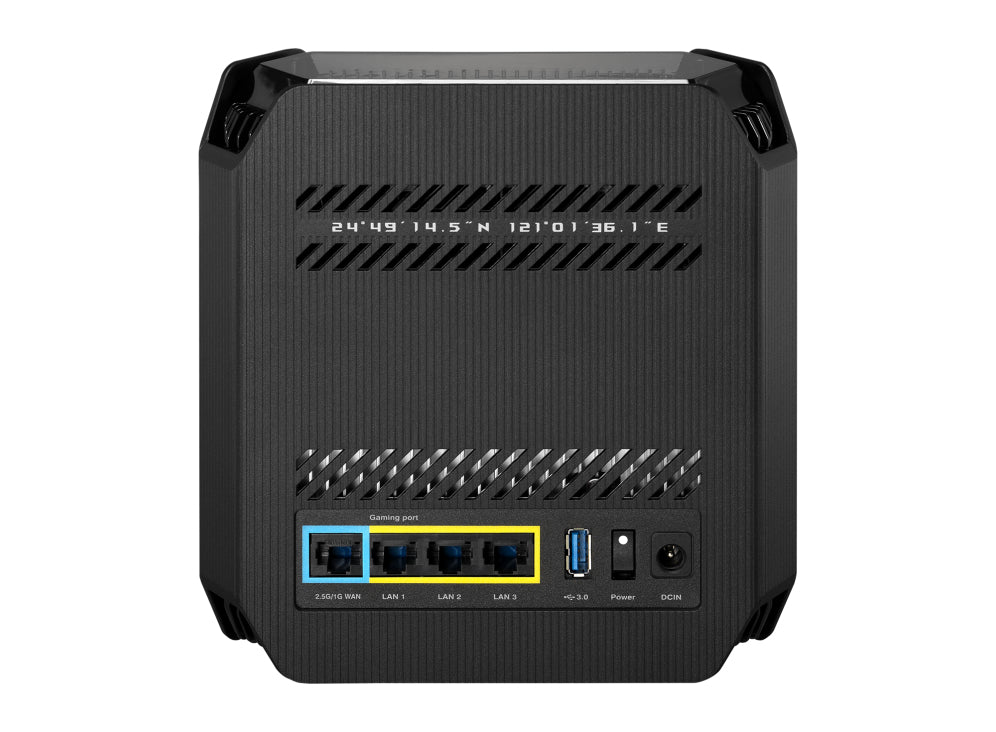 ASUS ROG Rapture GT6 (B-2-PK) Tri-bande (2,4 GHz / 5 GHz / 5 GHz) Wi-Fi 6 (802.11ax) Noir 4 Interne