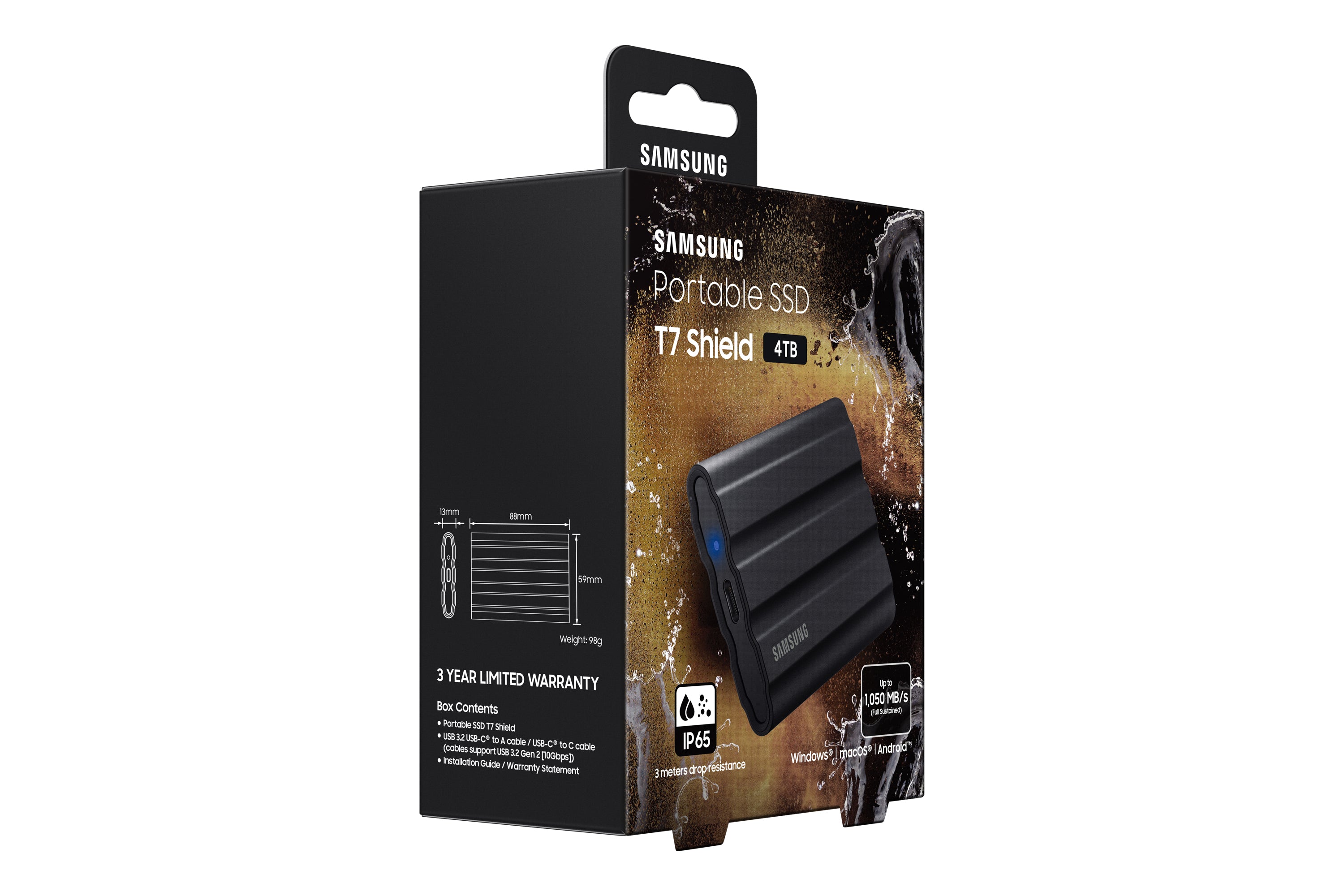 Samsung MU-PE4T0S 4 To USB Type-C 3.2 Gen 2 (3.1 Gen 2) Noir