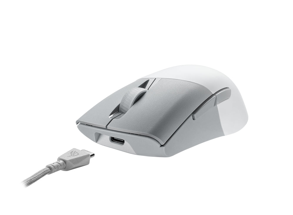ASUS ROG Keris Wireless AimPoint souris Jouer Droitier RF Wireless + Bluetooth + USB Type-C Optique 36000 DPI