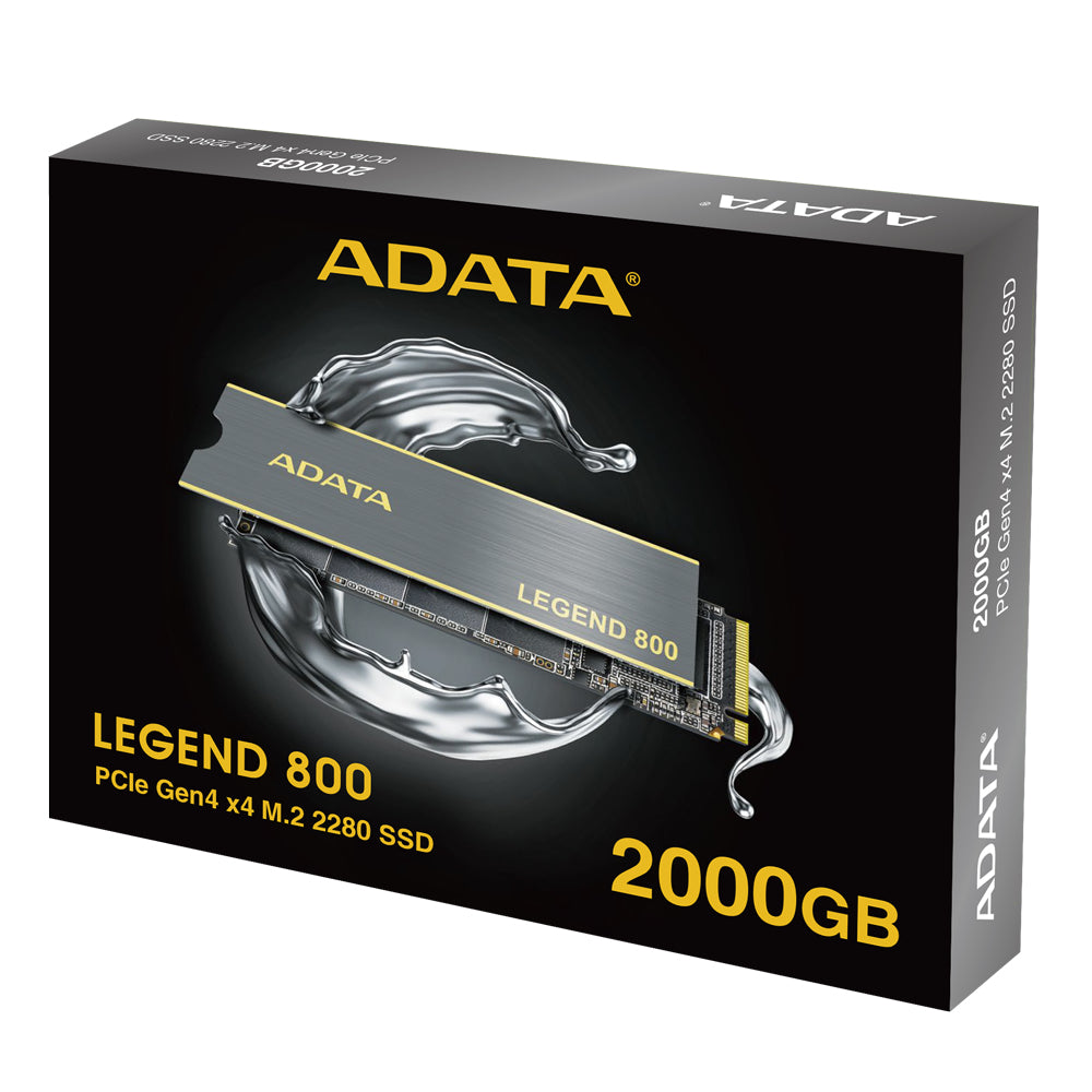ADATA ALEG-800-2000GCS disque SSD 2 To M.2 PCI Express 4.0 NVMe 3D NAND