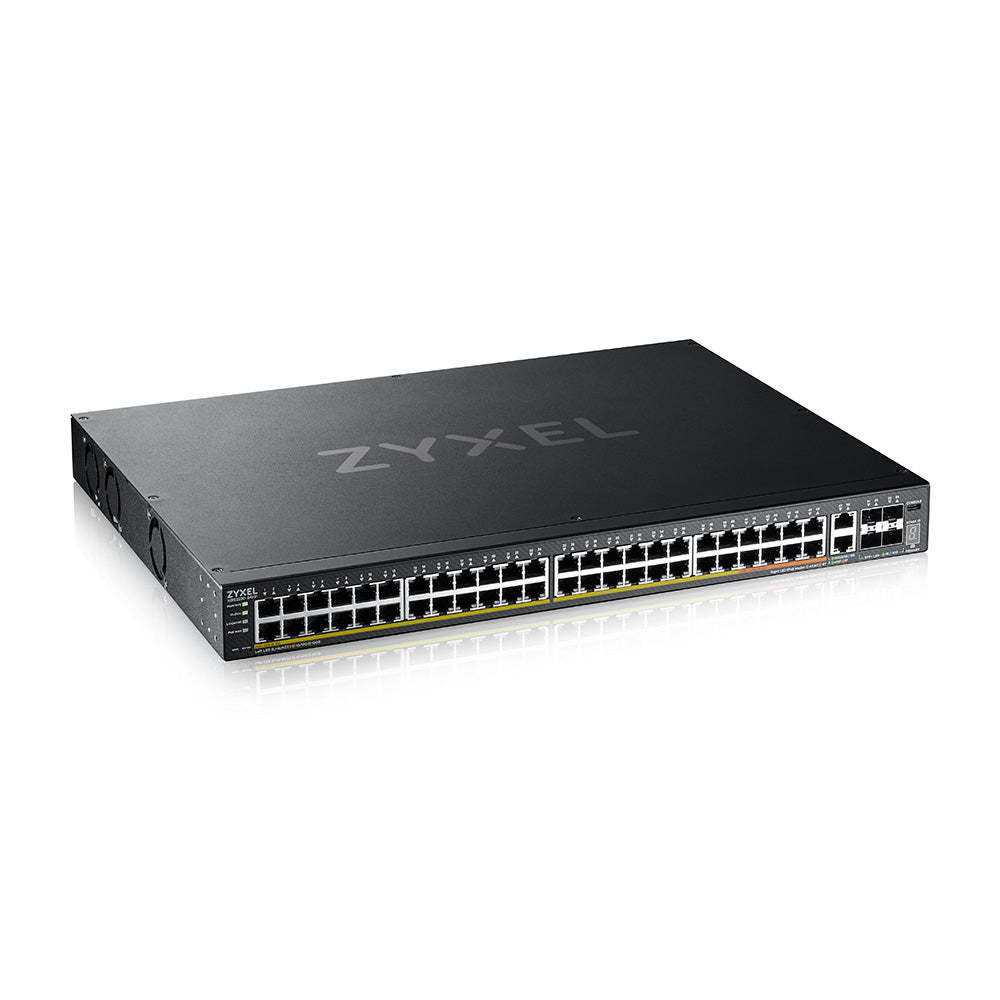 Zyxel XGS2220-54FP Géré L3 Gigabit Ethernet (10/100/1000) Connexion Ethernet, supportant l'alimentation via ce port (PoE)