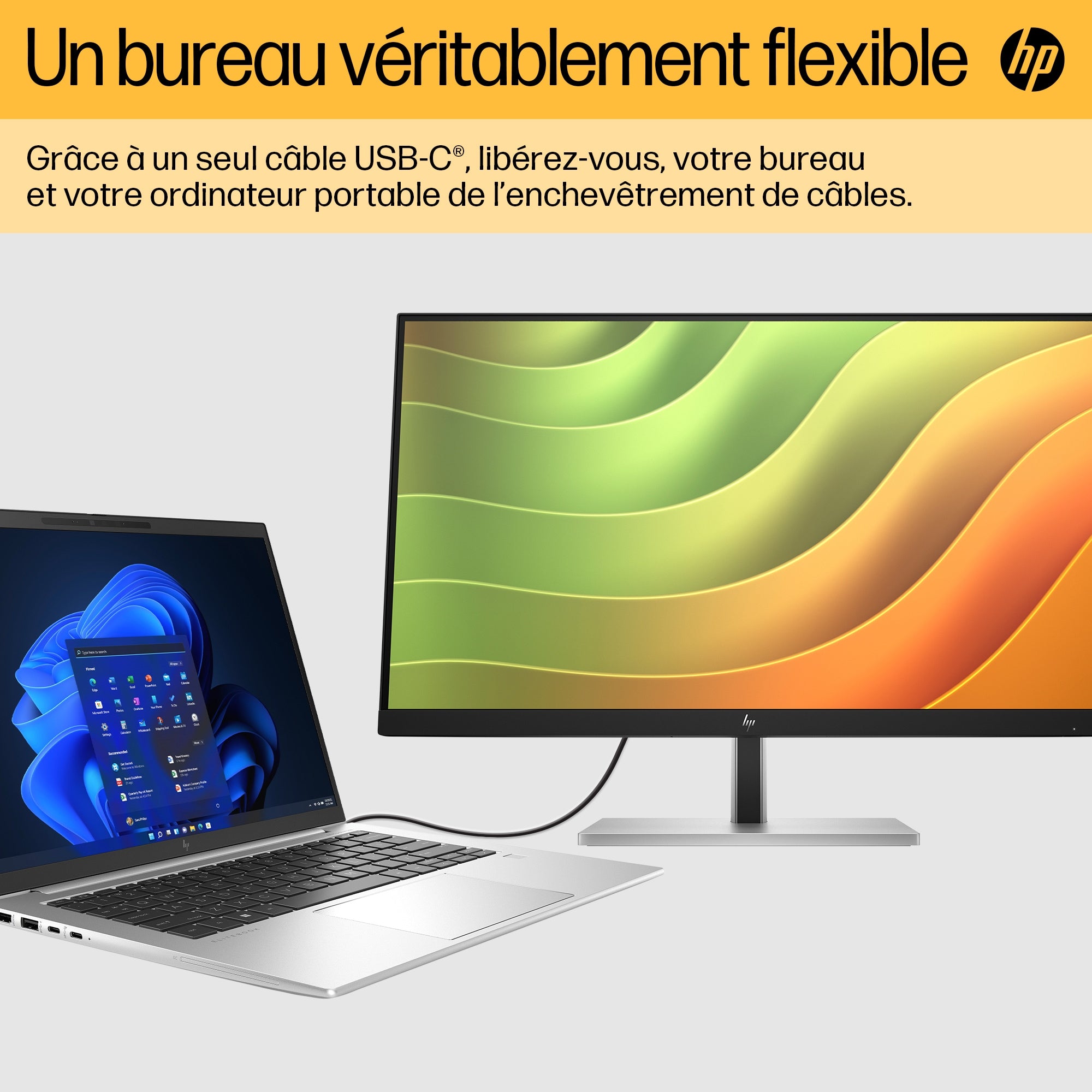 HP Écran USB-C FHD E24u G5