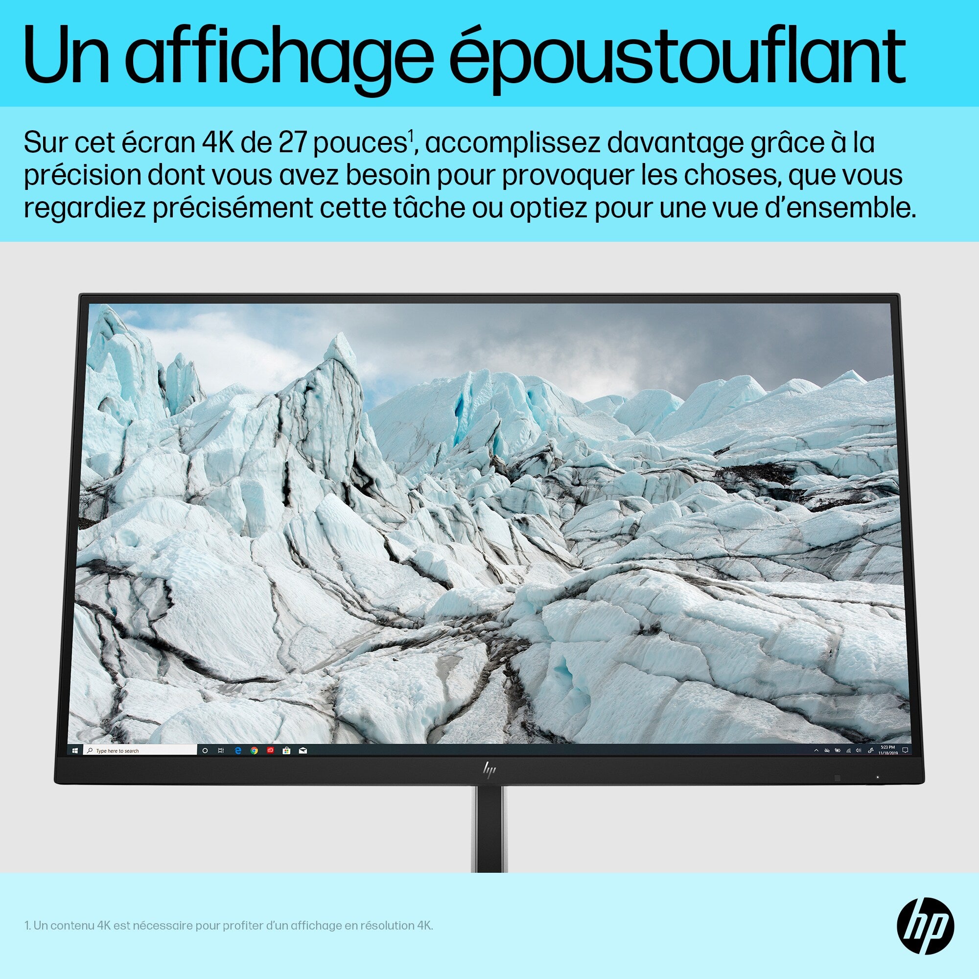 HP E-Series Écran USB-C 4K E27k G5