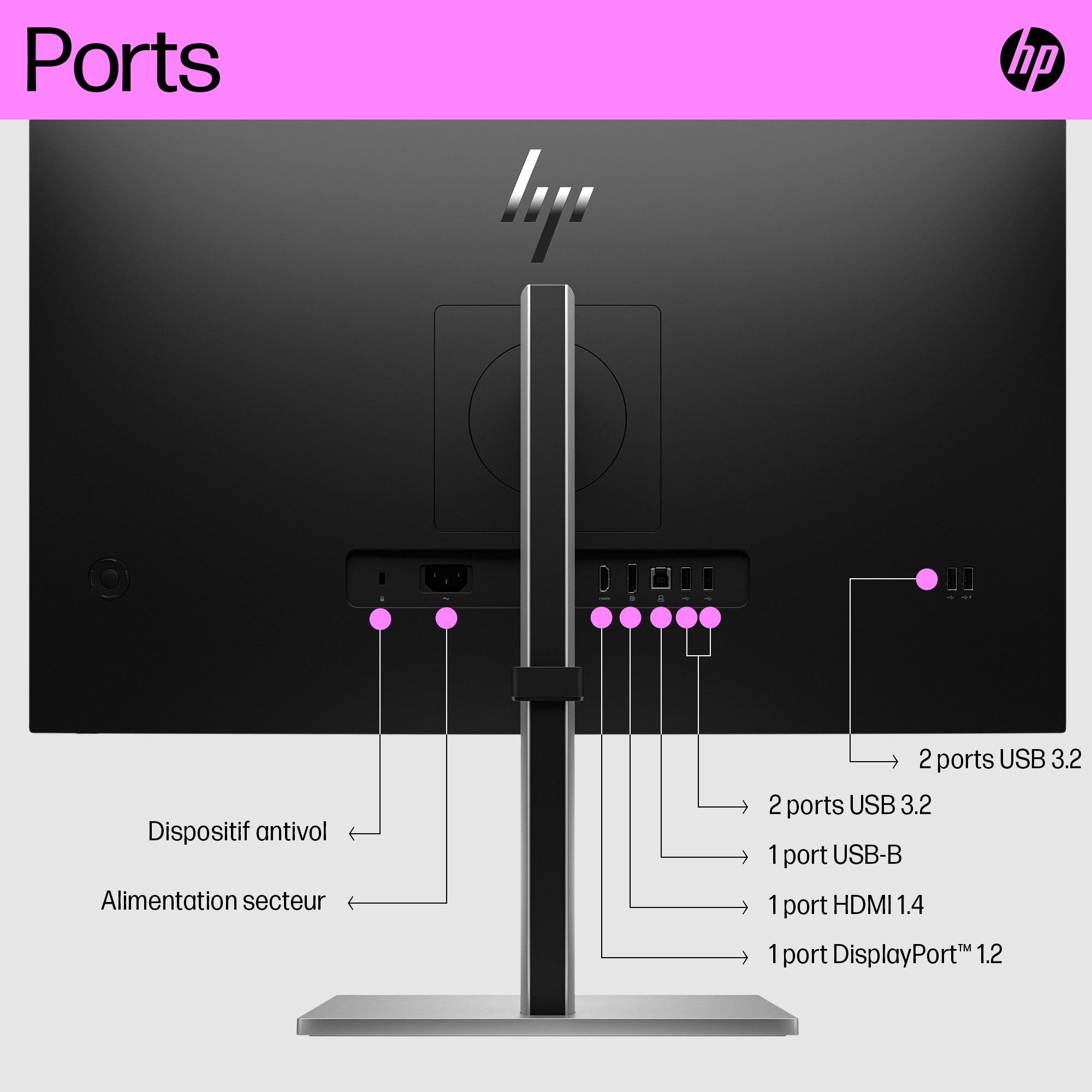 HP Écran QHD E27q G5