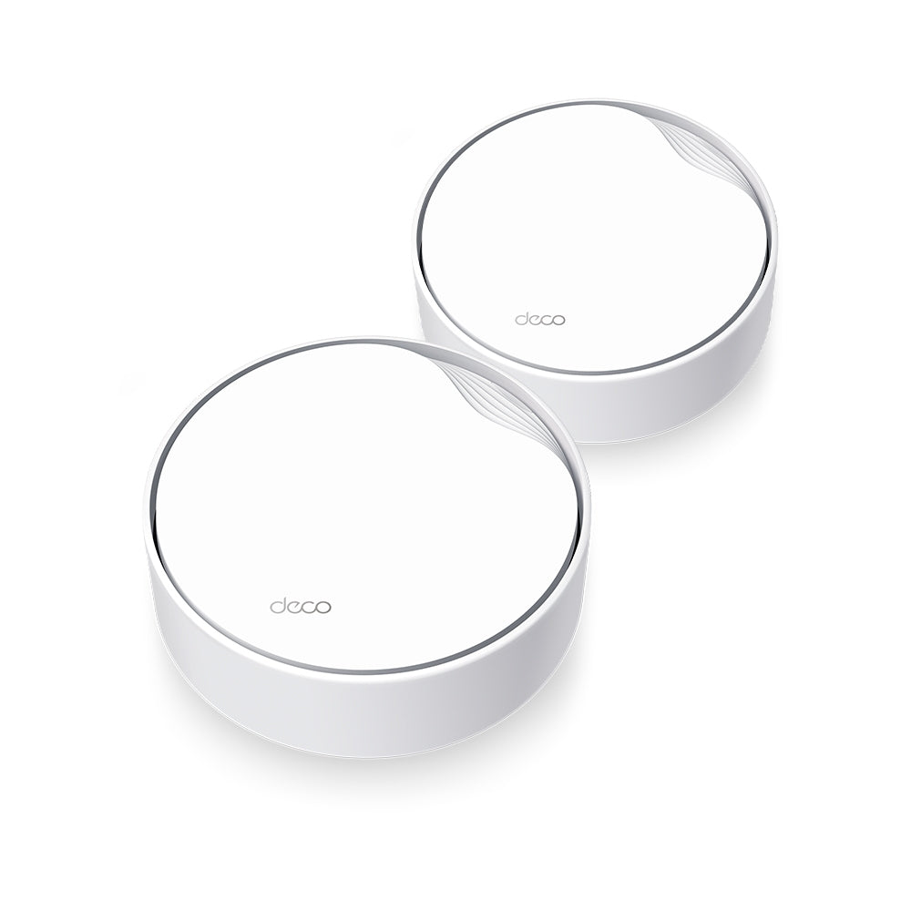 TP-Link DECO X50-POE(2-PACK) système Wi-Fi maillé Bi-bande (2,4 GHz / 5 GHz) Wi-Fi 6 (802.11ax) Blanc Interne