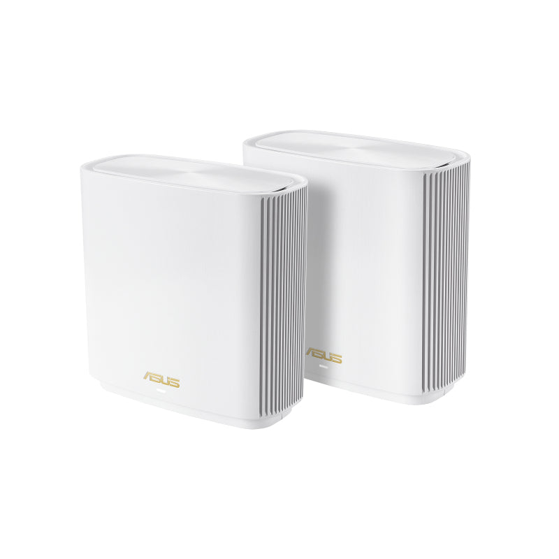 ASUS ZenWiFi AX XT8 (W-2-PK) routeur sans fil Gigabit Ethernet Tri-bande (2,4 GHz / 5 GHz / 5 GHz) Blanc