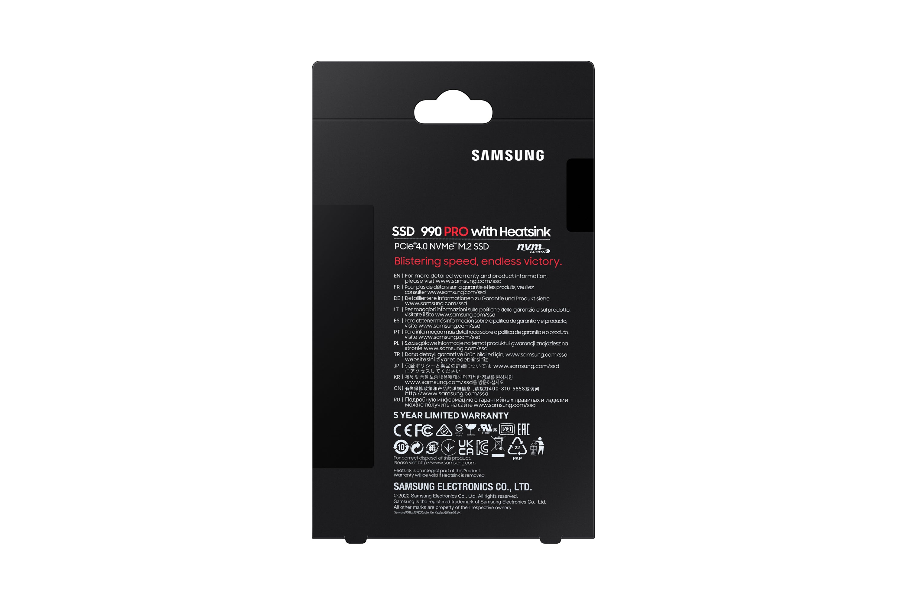 Samsung 990 PRO 2 To M.2 PCI Express 4.0 NVMe V-NAND MLC