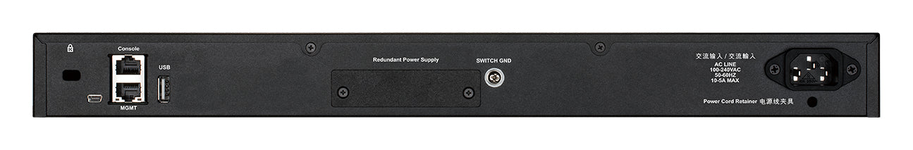 D-Link DGS-3130-54PS/E commutateur réseau Géré L3 Gigabit Ethernet (10/100/1000) Connexion Ethernet, supportant l'alimentation via ce port (PoE) Gris