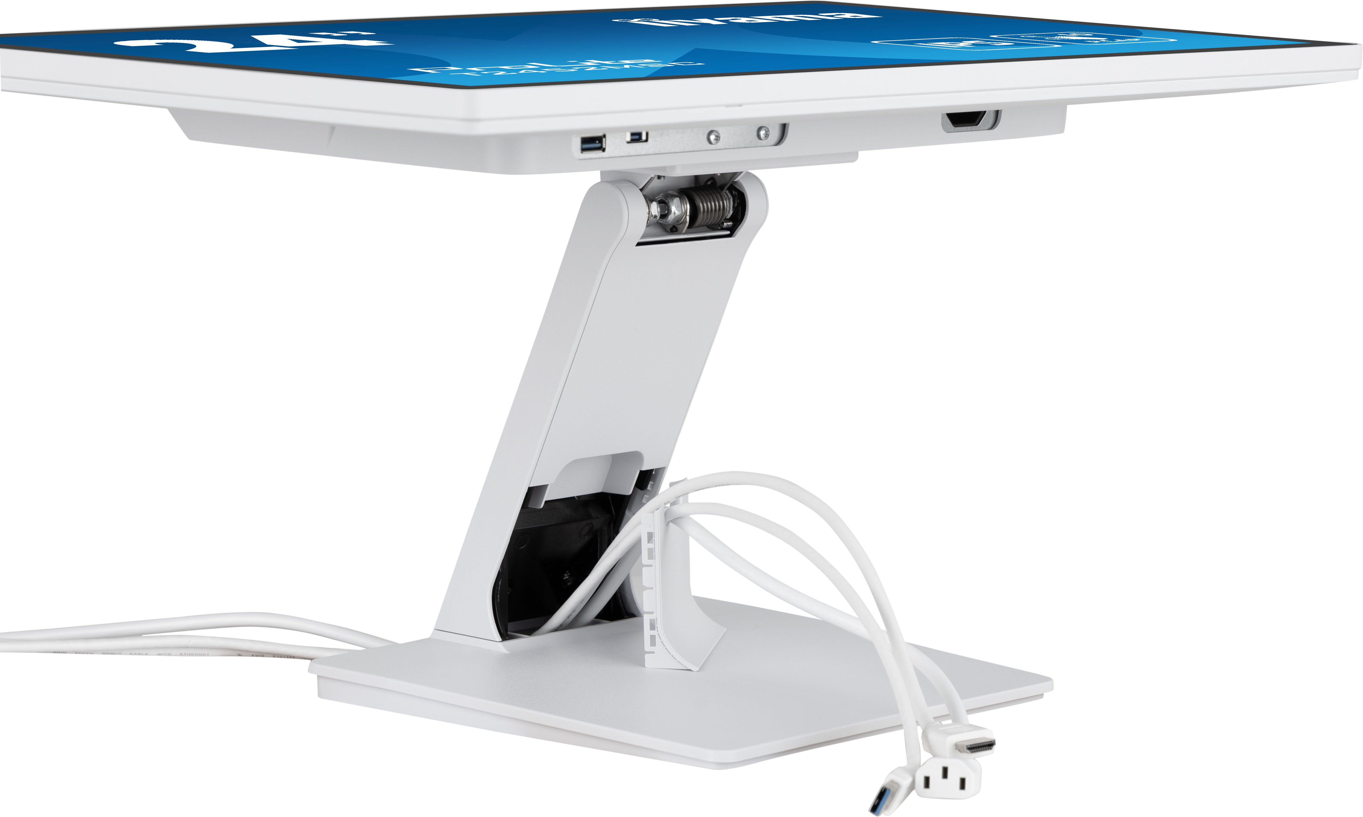 iiyama ProLite T2452MSC-W1 écran plat de PC 60,5 cm (23.8") 1920 x 1080 pixels Full HD LCD Écran tactile Multi-utilisateur Blanc