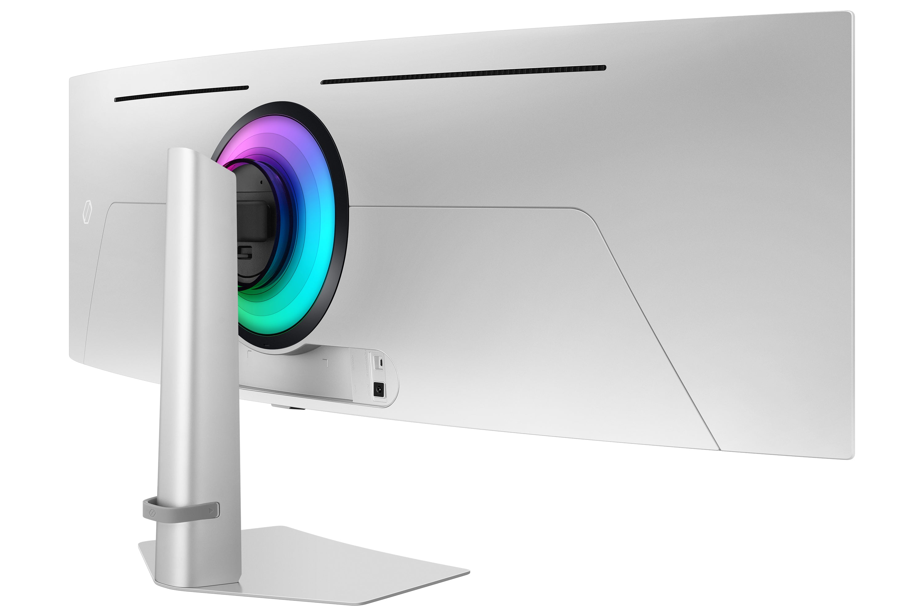 Samsung G93SC écran plat de PC 124,5 cm (49") 5120 x 1440 pixels Dual QHD OLED Argent