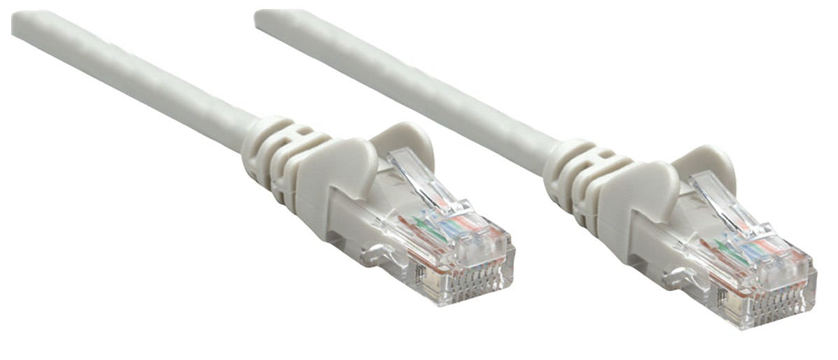 Intellinet RJ-45 M/M, 10m câble de réseau Gris Cat6 U/UTP (UTP)