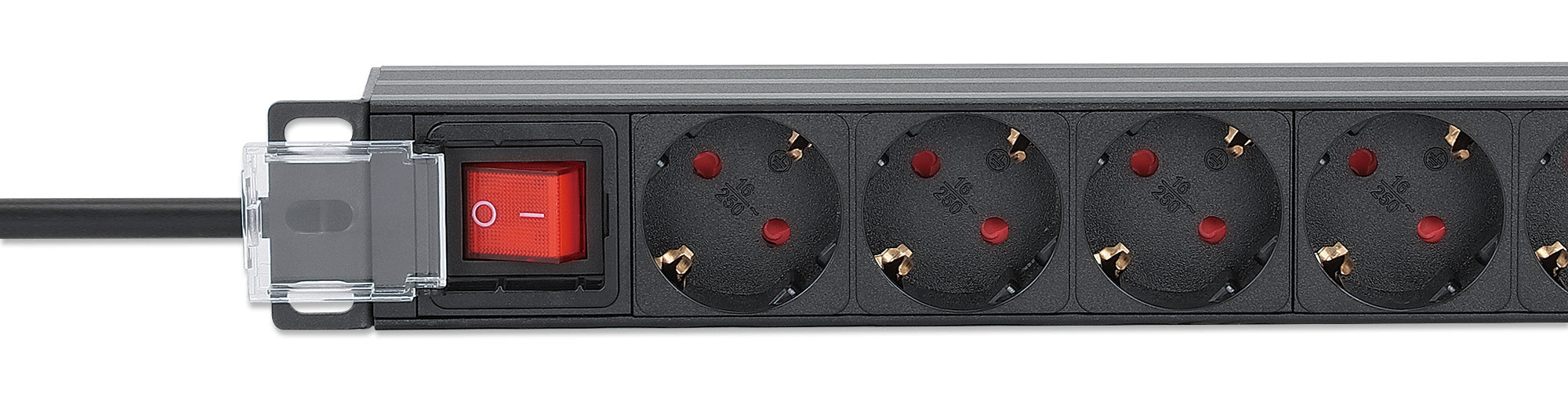 Intellinet 715133 unité de distribution d'énergie 9 sortie(s) CA 1U Noir