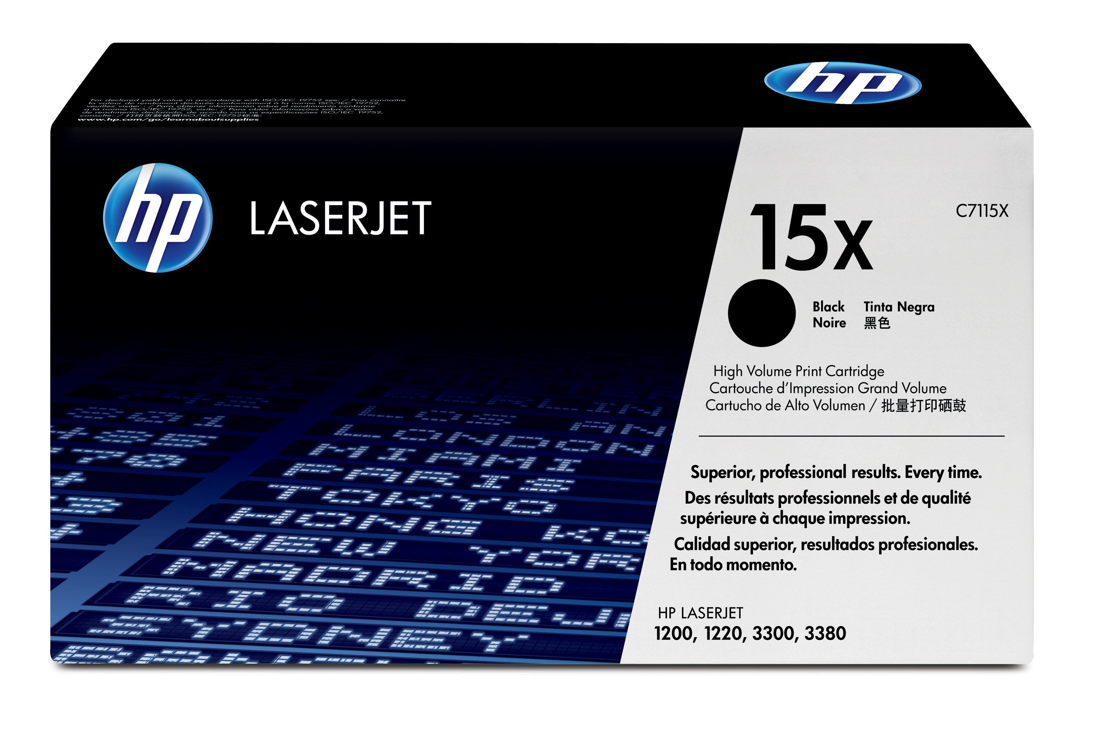 HP 15X toner LaserJet noir grande capacité authentique