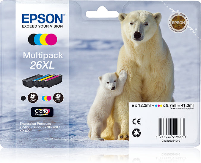 Epson Polar bear Cartouche "Ours Polaire" - Encre Claria Premium MP (XL)