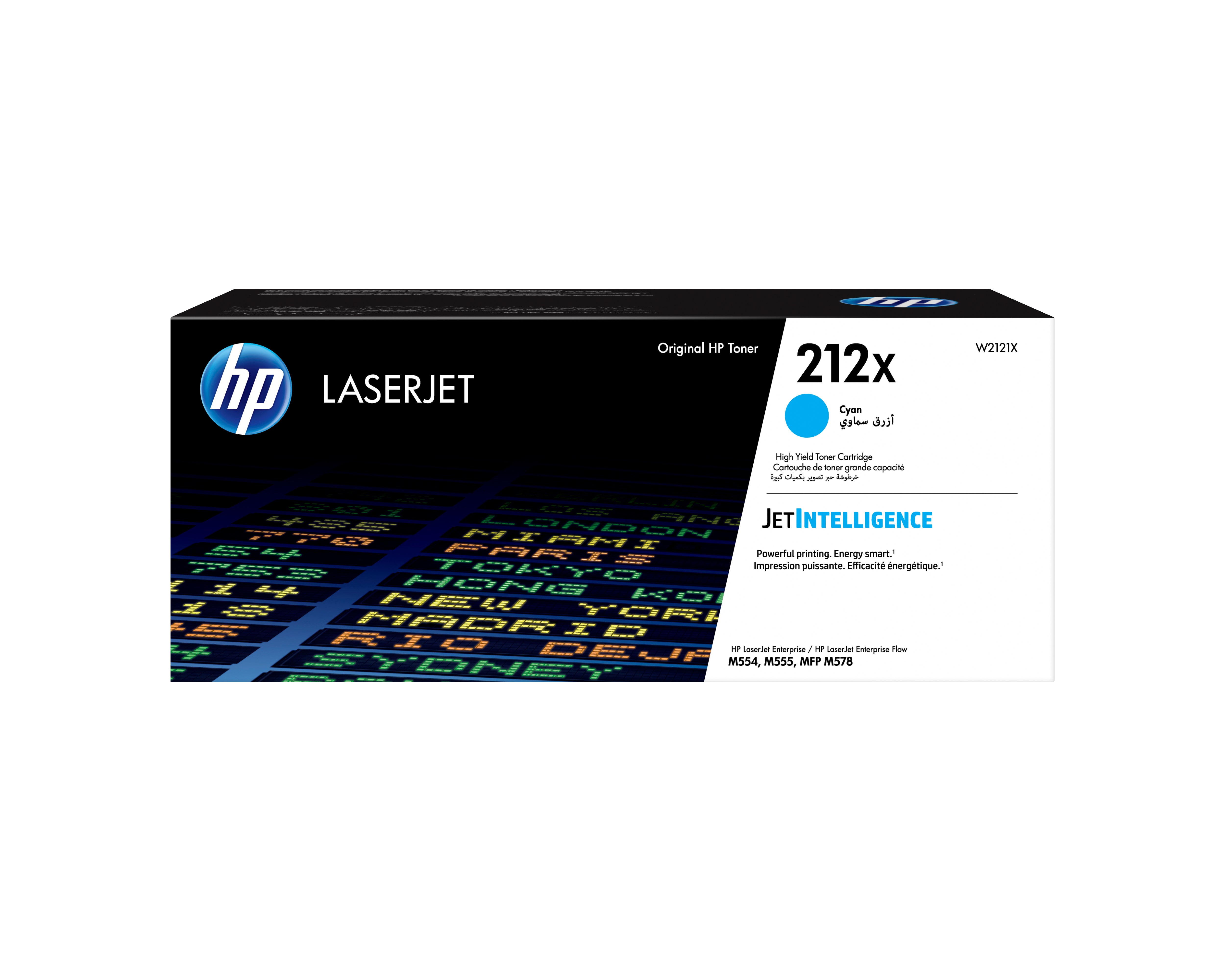 HP Toner LaserJet cyan grande capacité authentique 212X