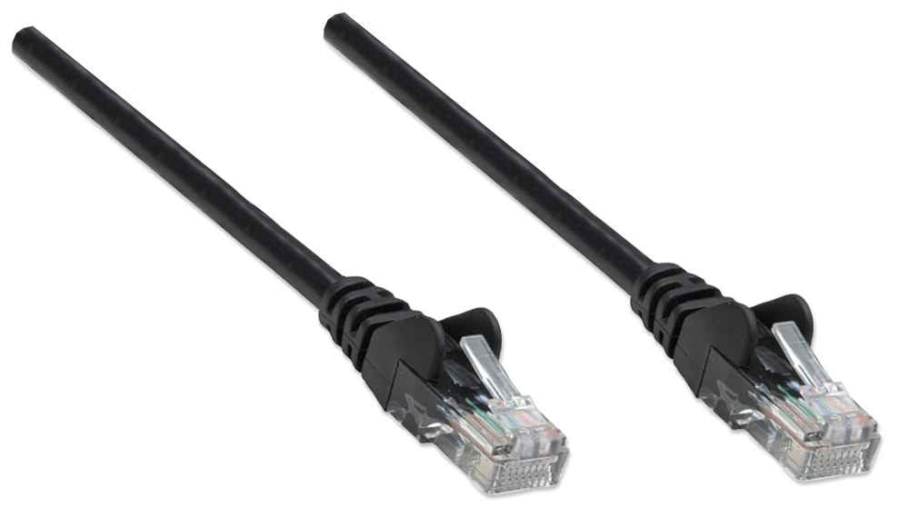 Intellinet 320757 câble de réseau Noir 2 m Cat5e U/UTP (UTP)