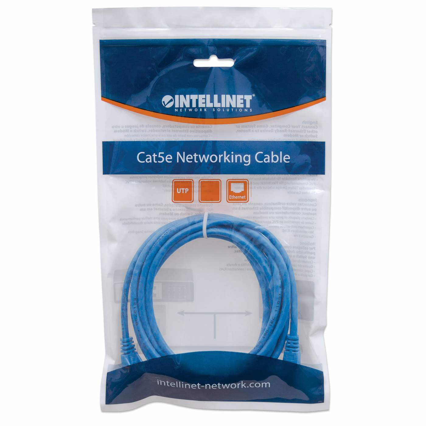 Intellinet 342575 câble de réseau Bleu 1 m Cat6 U/UTP (UTP)