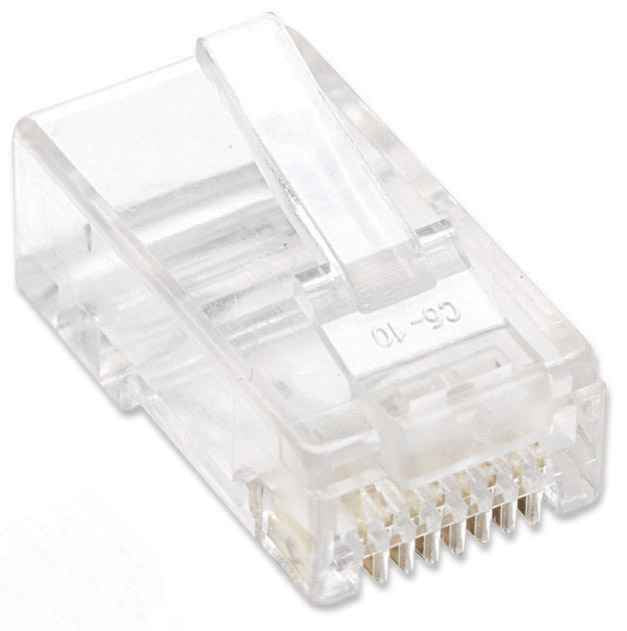Intellinet 502399 connecteur de fils RJ-45 Transparent
