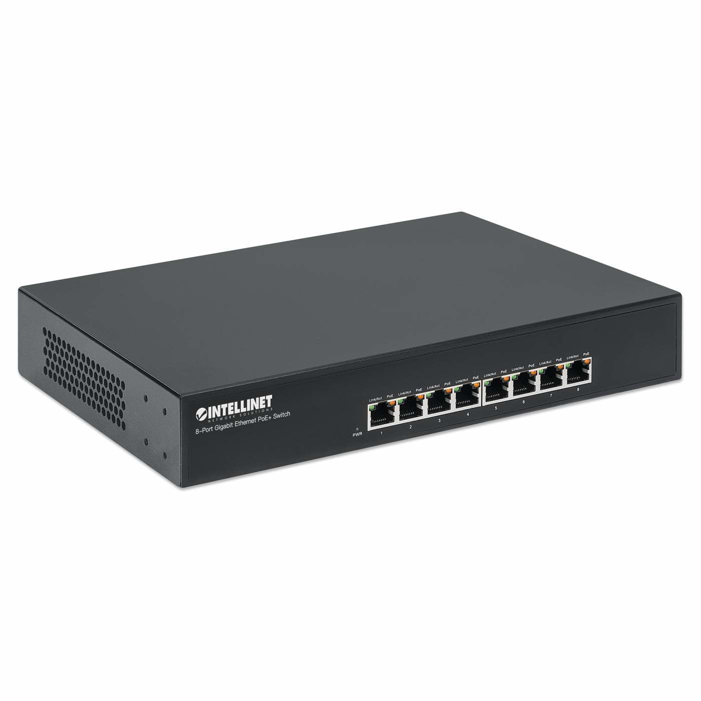 Intellinet 560641 commutateur réseau Gigabit Ethernet (10/100/1000) Connexion Ethernet, supportant l'alimentation via ce port (PoE) Noir