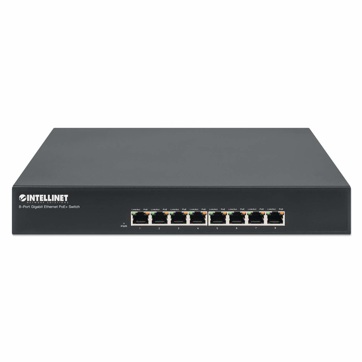 Intellinet 560641 commutateur réseau Gigabit Ethernet (10/100/1000) Connexion Ethernet, supportant l'alimentation via ce port (PoE) Noir