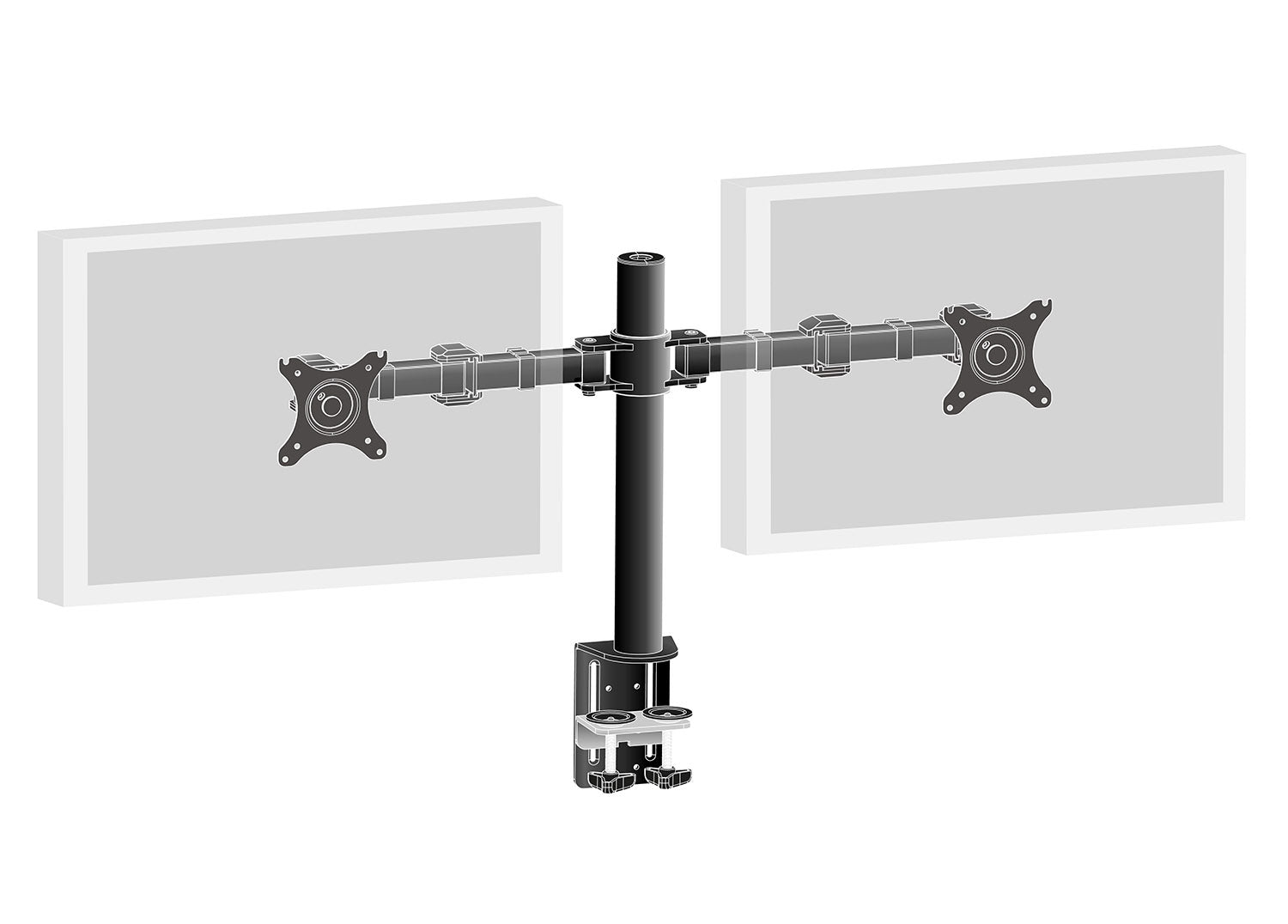 iiyama DS1002C-B1 support d'écran plat pour bureau 76,2 cm (30") Noir