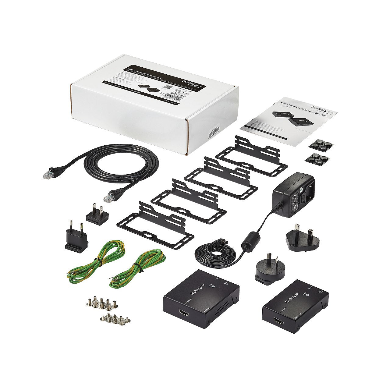 StarTech.com Extendeur HDMI sur Cat5e / 6 - Extender HDMI par RJ45 avec POC (Power over Cable)