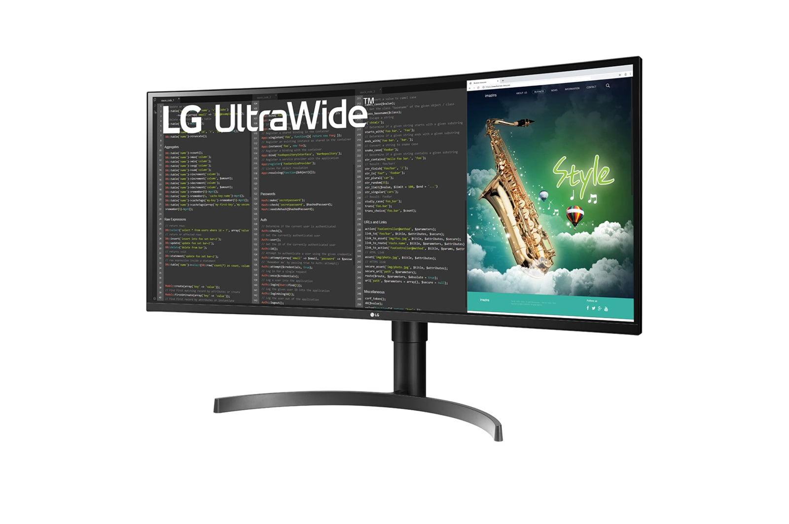 LG 35WN75CP-B.AEU LED display 88,9 cm (35") 3440 x 1440 pixels 4K Ultra HD Noir