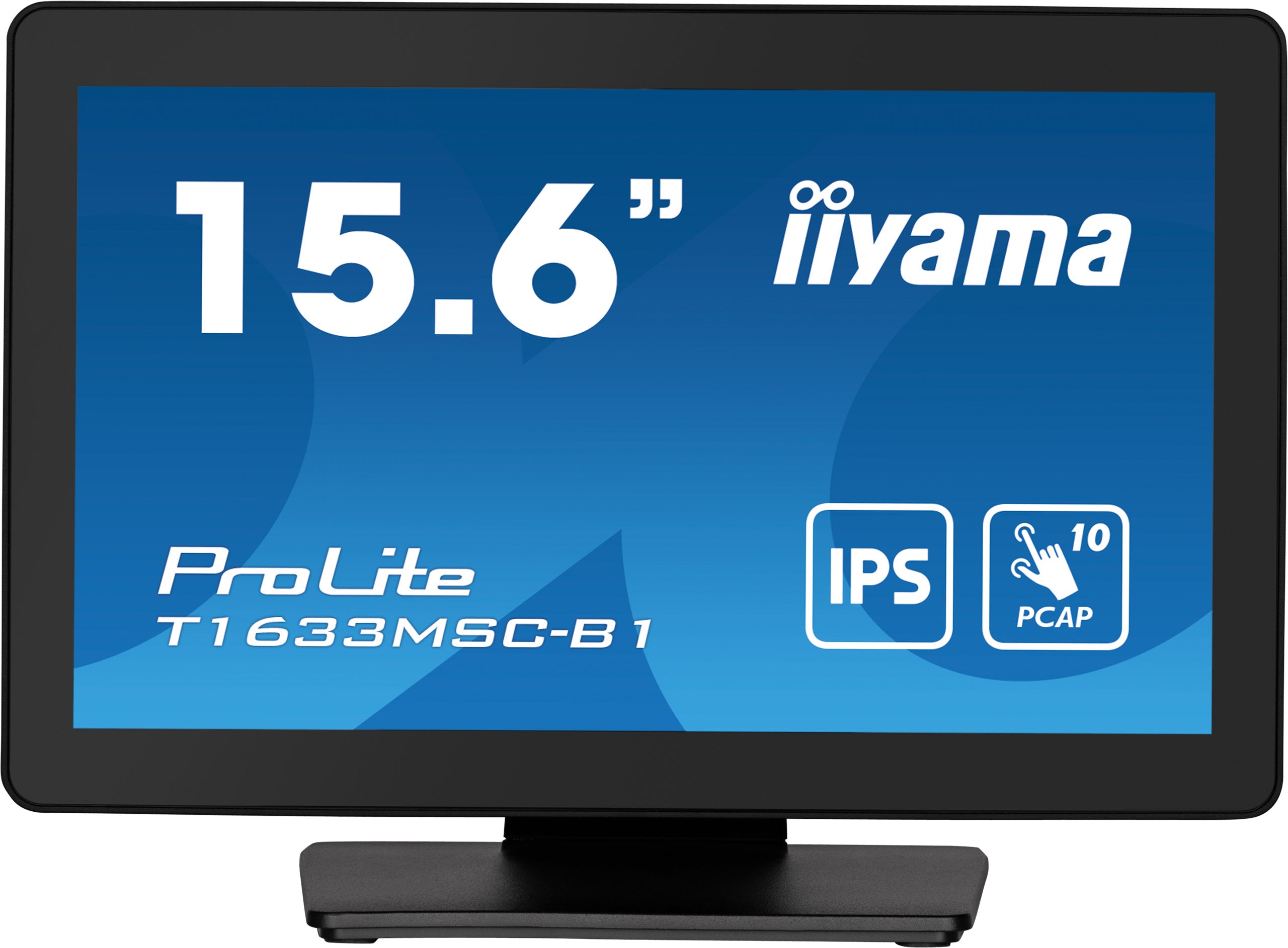 iiyama ProLite T1633MSC-B1 écran plat de PC 39,6 cm (15.6") 1920 x 1080 pixels Full HD LCD Écran tactile Noir