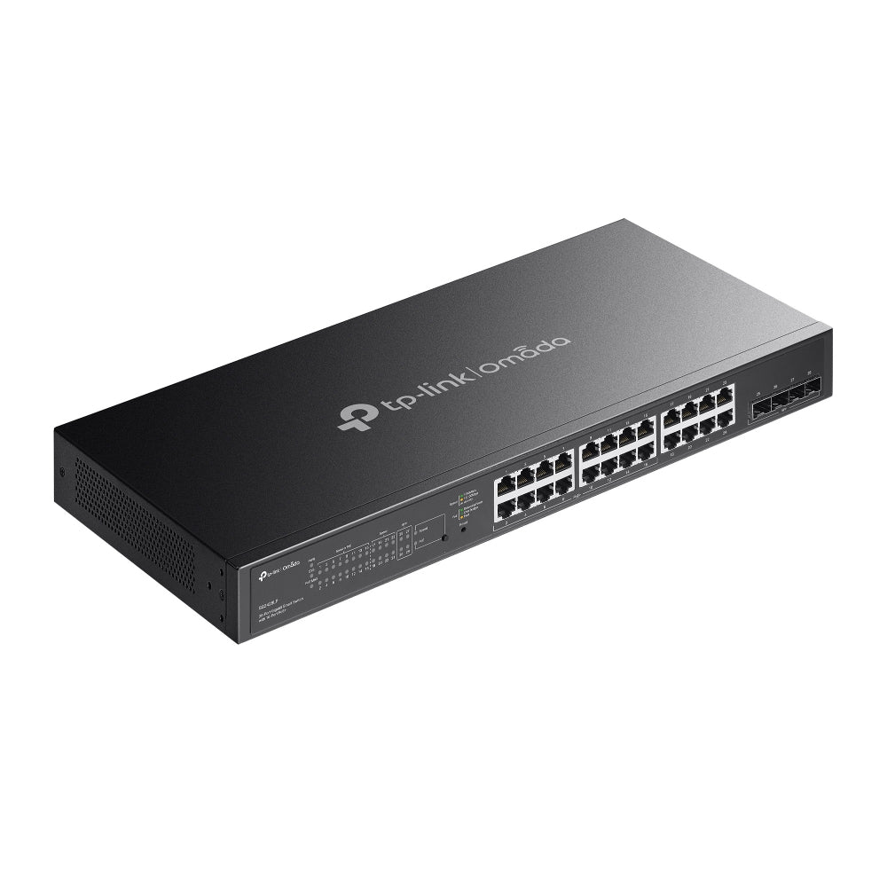 TP-Link Omada SG2428LP commutateur réseau Géré L2/L2+ Gigabit Ethernet (10/100/1000) Connexion Ethernet, supportant l'alimentation via ce port (PoE) Gris