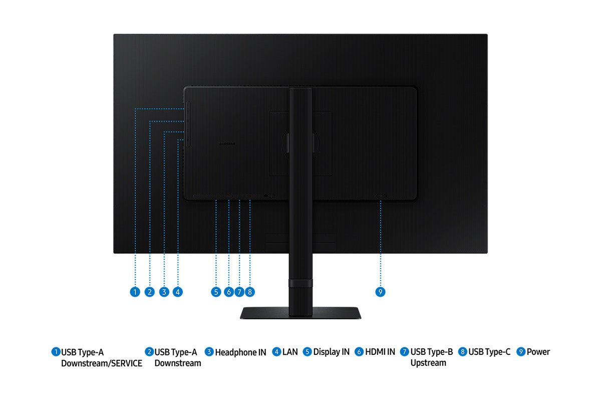 Samsung S80UD écran plat de PC 81,3 cm (32") 3840 x 2160 pixels 4K Ultra HD LCD Noir