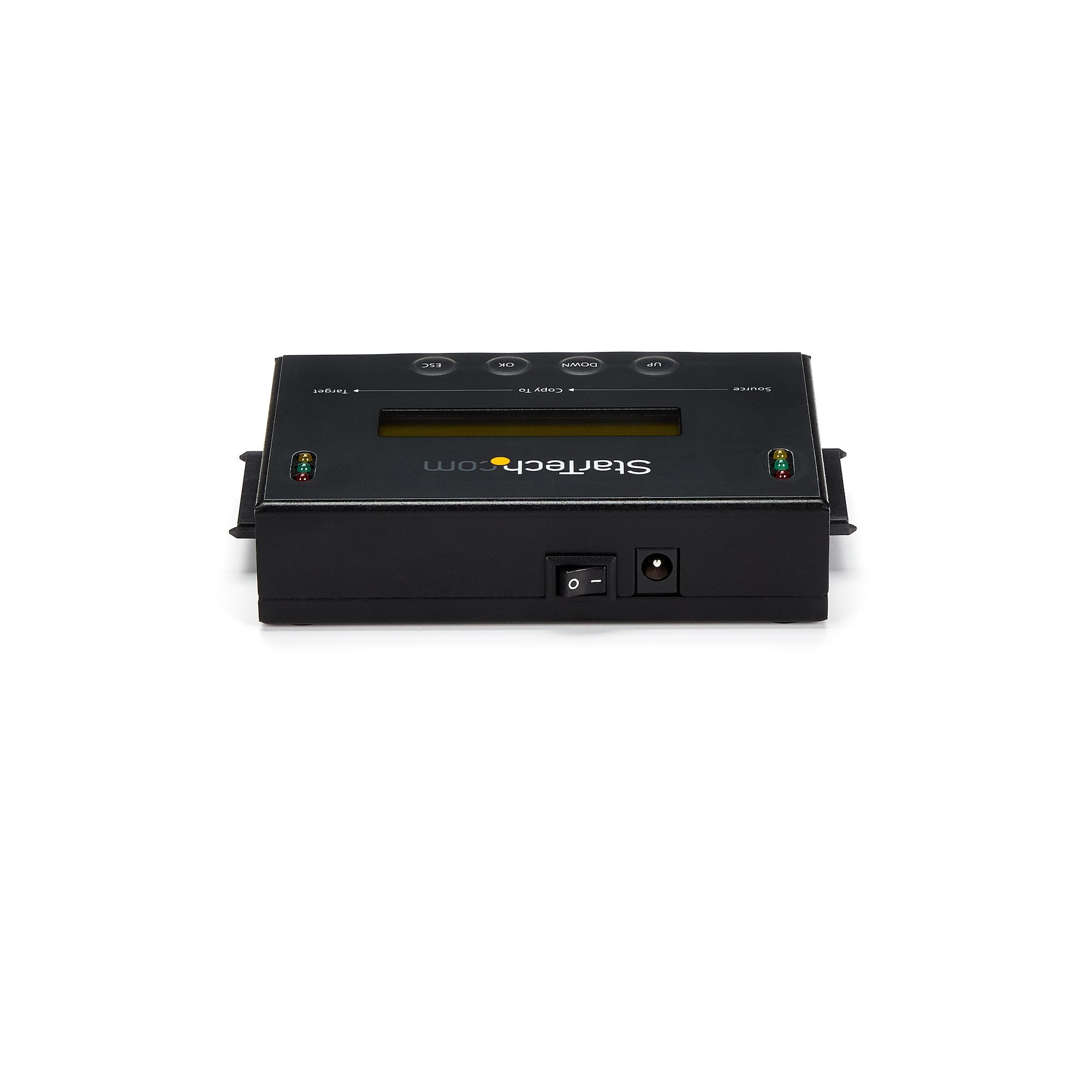 StarTech.com Duplicateur et Effaceur de Disque Dur Autonome 1:1, Cloneur et Effaceur de Disque SATA HDD/SSD, Écran LCD, Conforme TAA, Indépendant du Système d'Exploitation