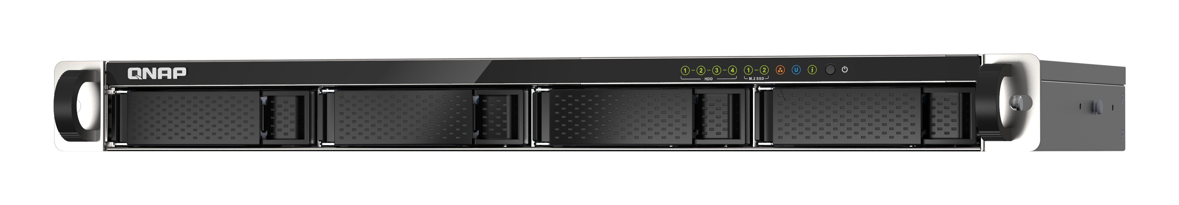 QNAP TS-435XEU NAS Rack (1 U) Marvell CN9131 4 Go DDR4 0 To QNAP QTS Noir, Gris