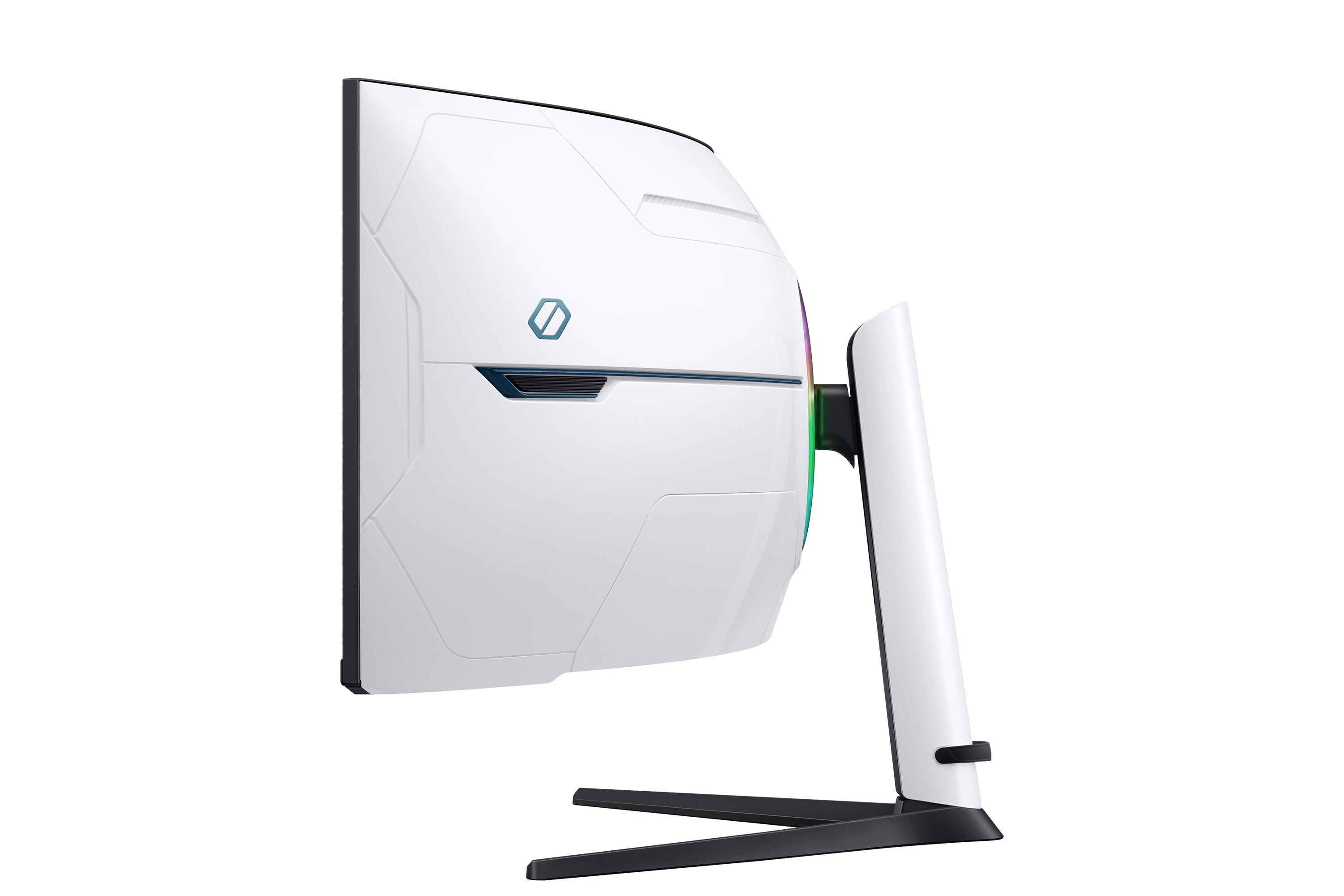 Samsung G95NC LED display 144,8 cm (57") 7680 x 2160 pixels Dual UHD QLED Blanc