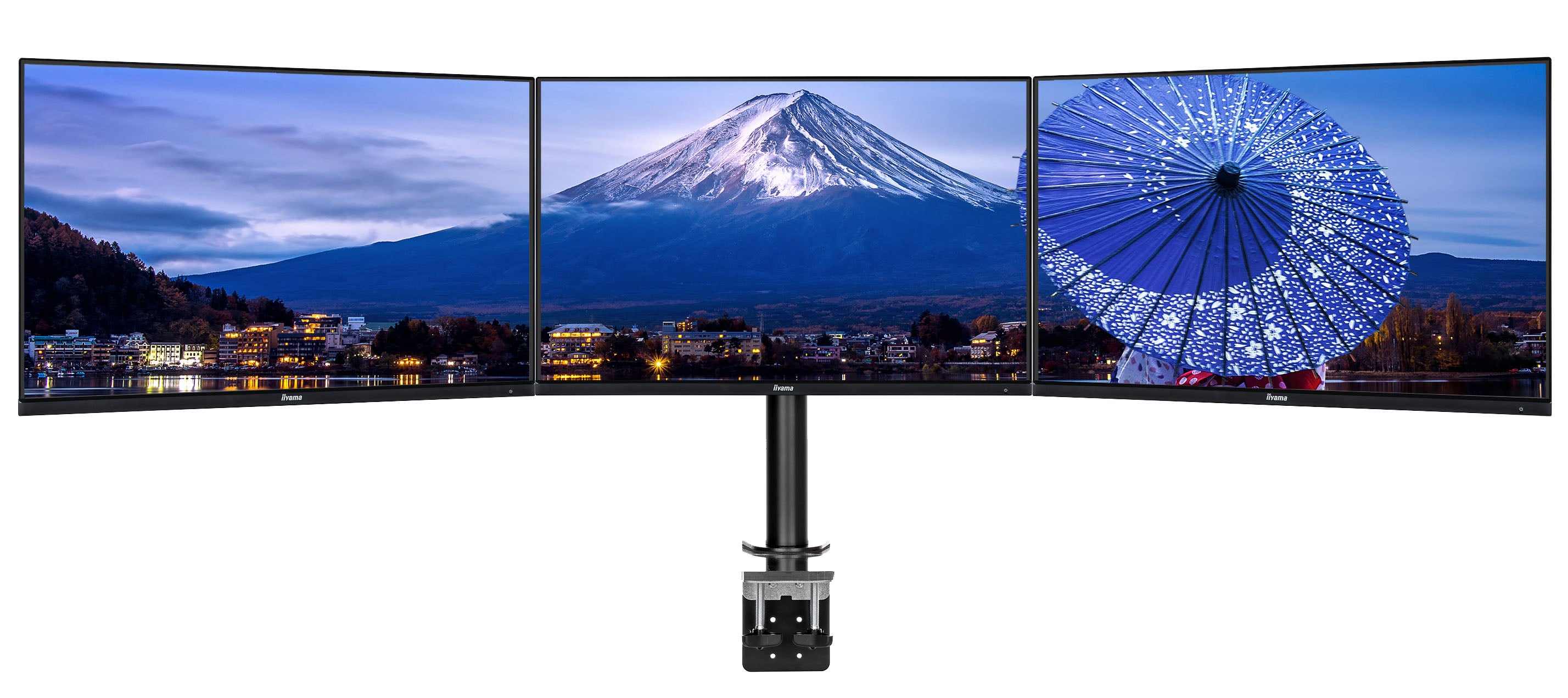 iiyama Desk Mount 68,6 cm (27") Bureau Noir