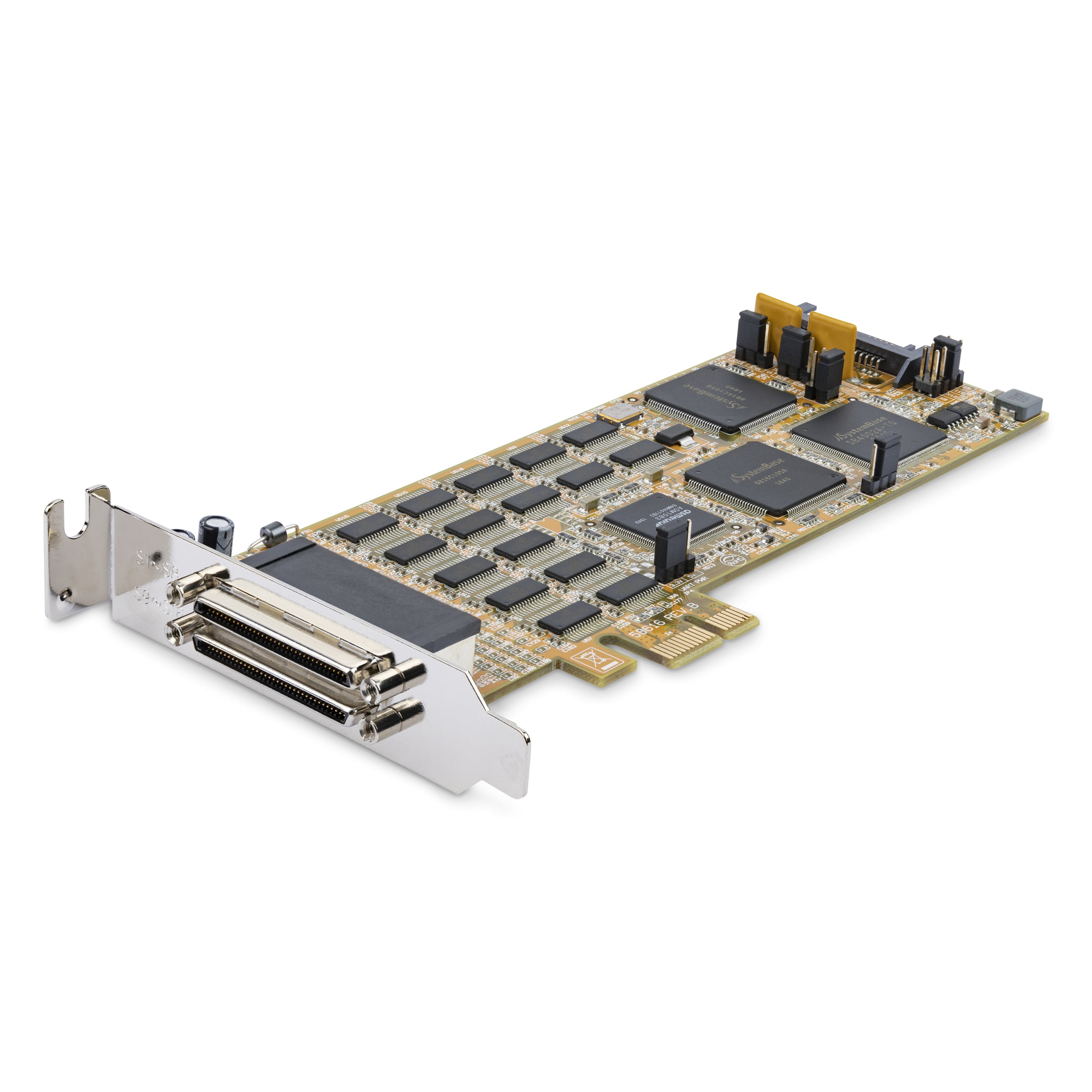 StarTech.com Carte Série PCI Express - 16 Ports DB9 RS232 - Low + Full Profile - Adaptateur Série Multiport - Carte Série PCIe